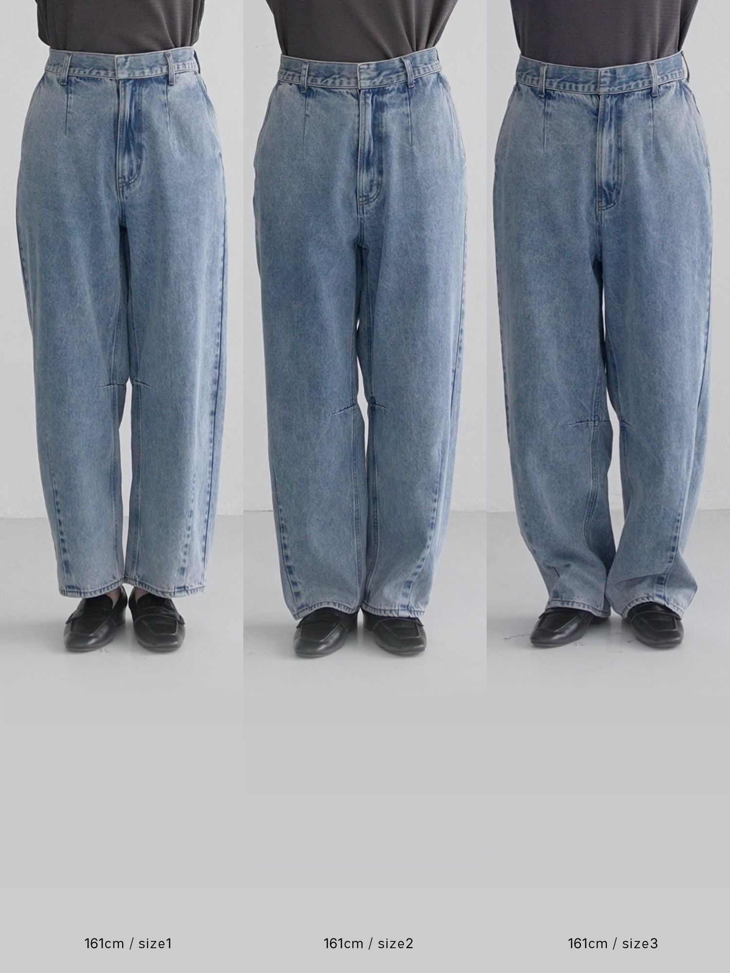 ソフトカーヴィデニムスラックス