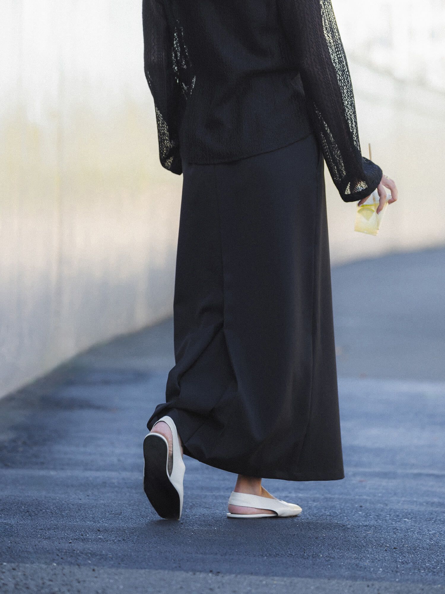 バックタックナロースカート