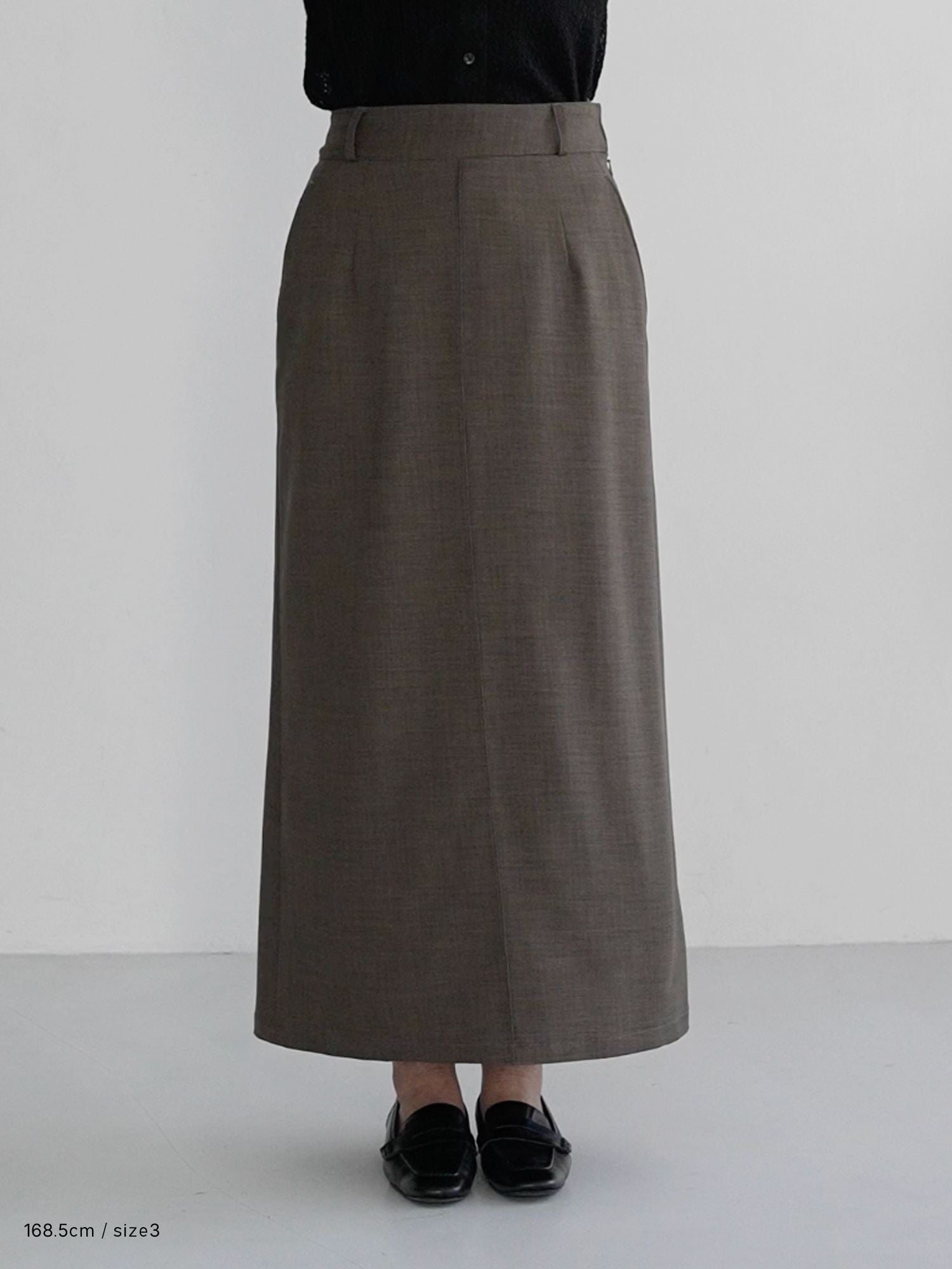 バックタックナロースカート