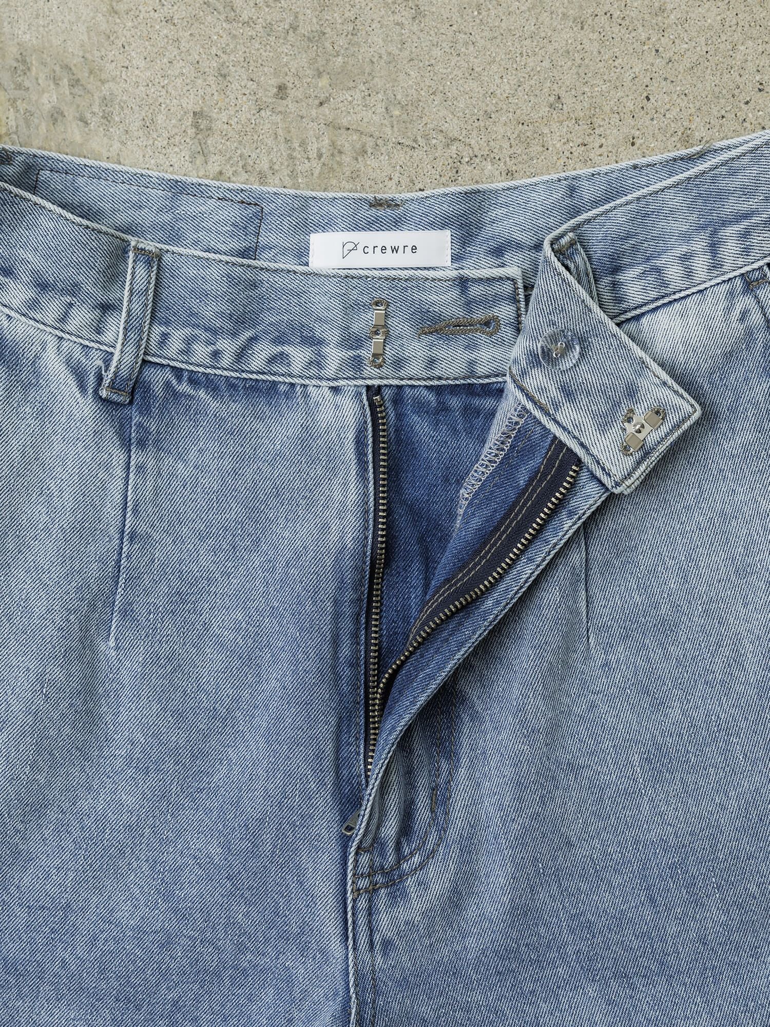 ソフトカーヴィデニムスラックス