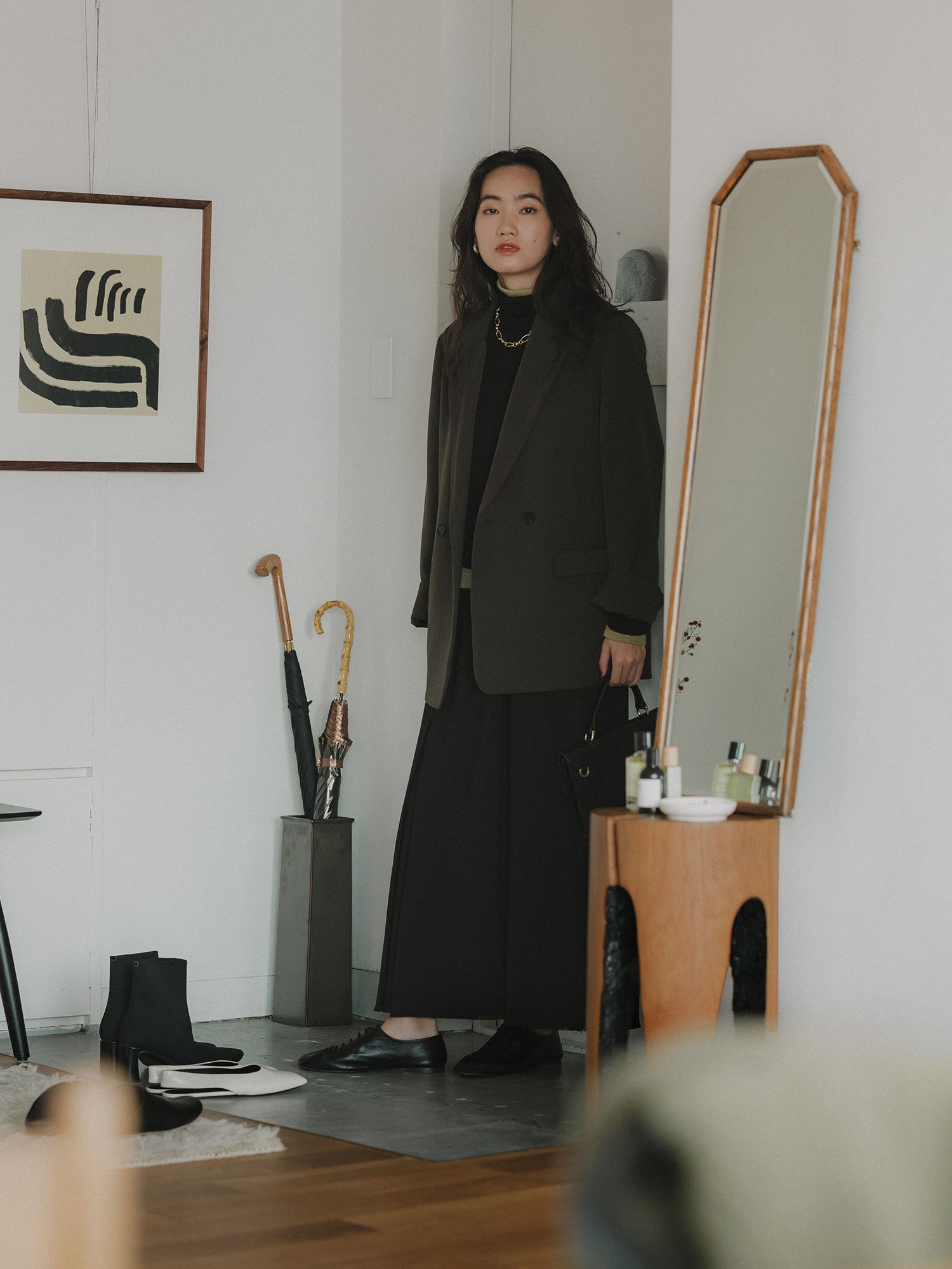 ボックスタックキャミワンピース