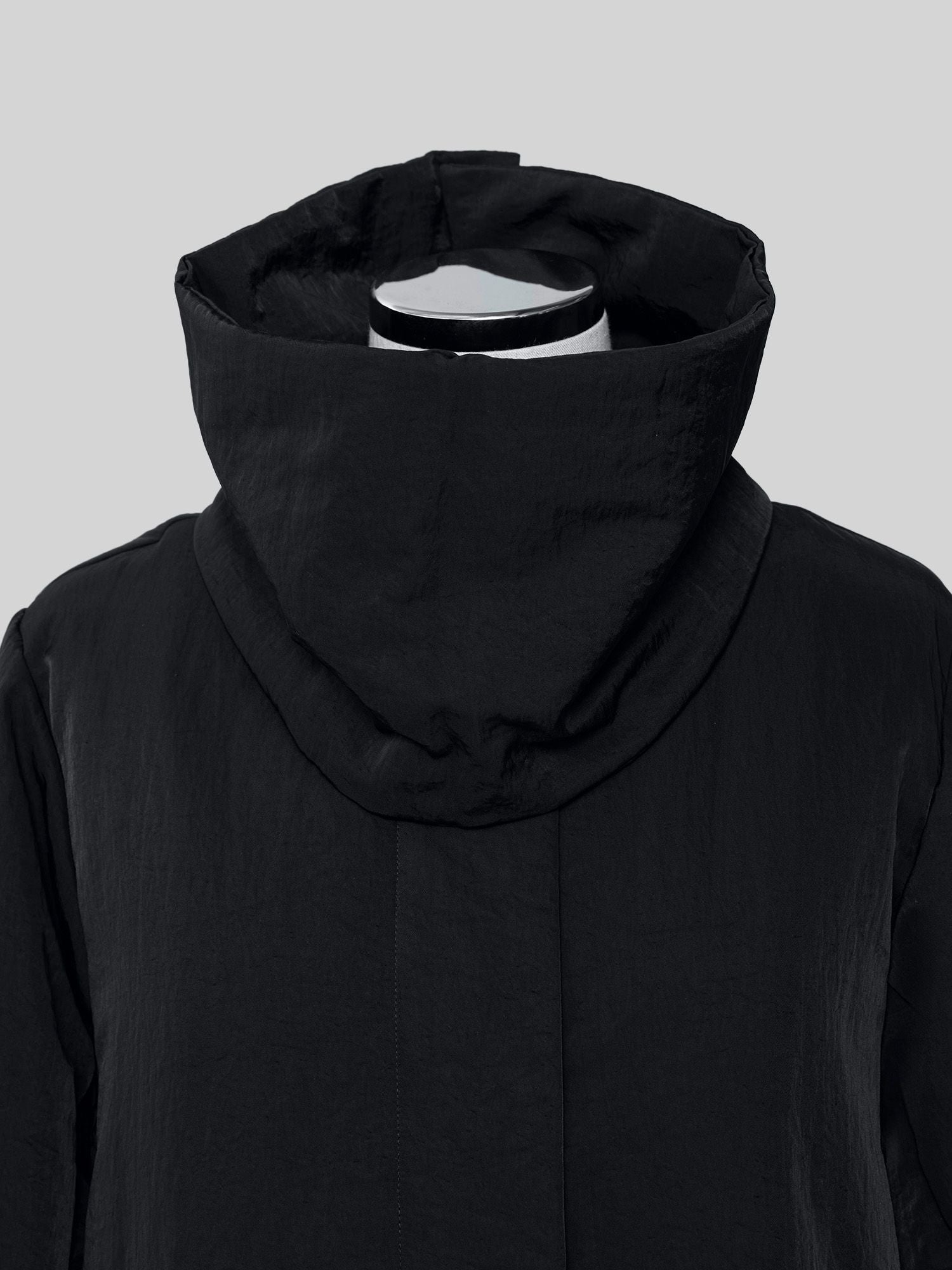 2wayノーカラーパファーコート