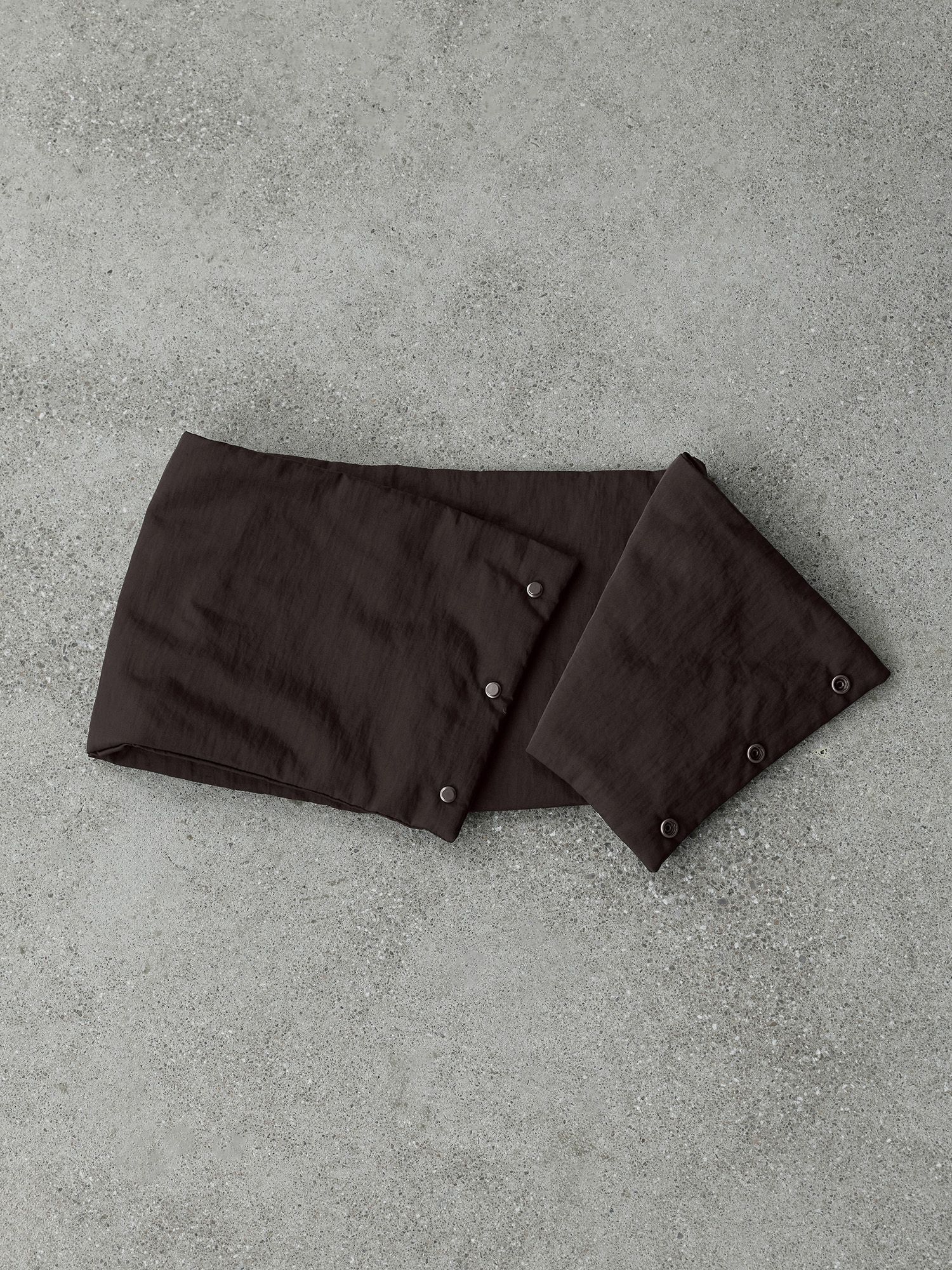 2wayノーカラーパファーコート