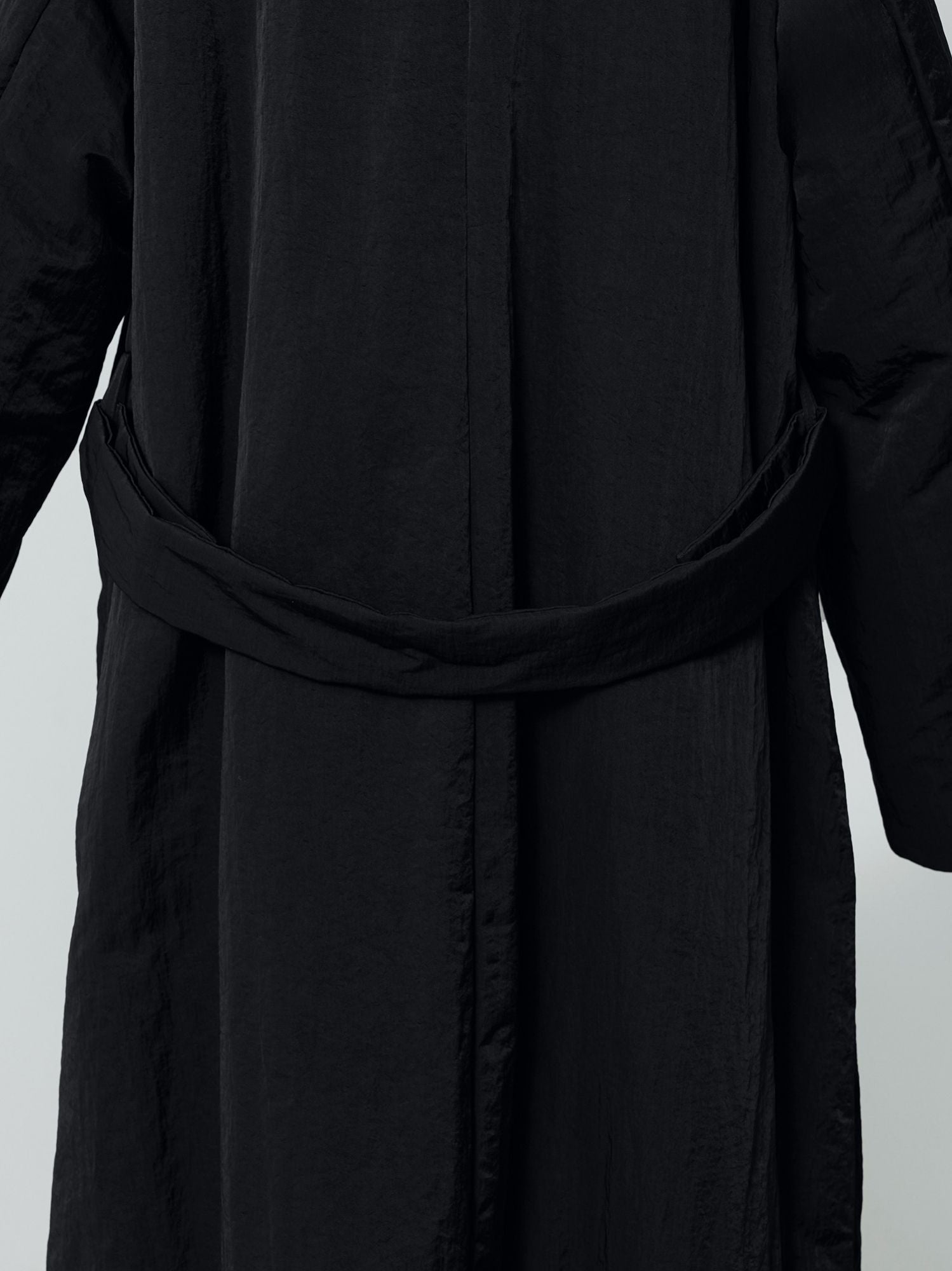 2wayノーカラーパファーコート