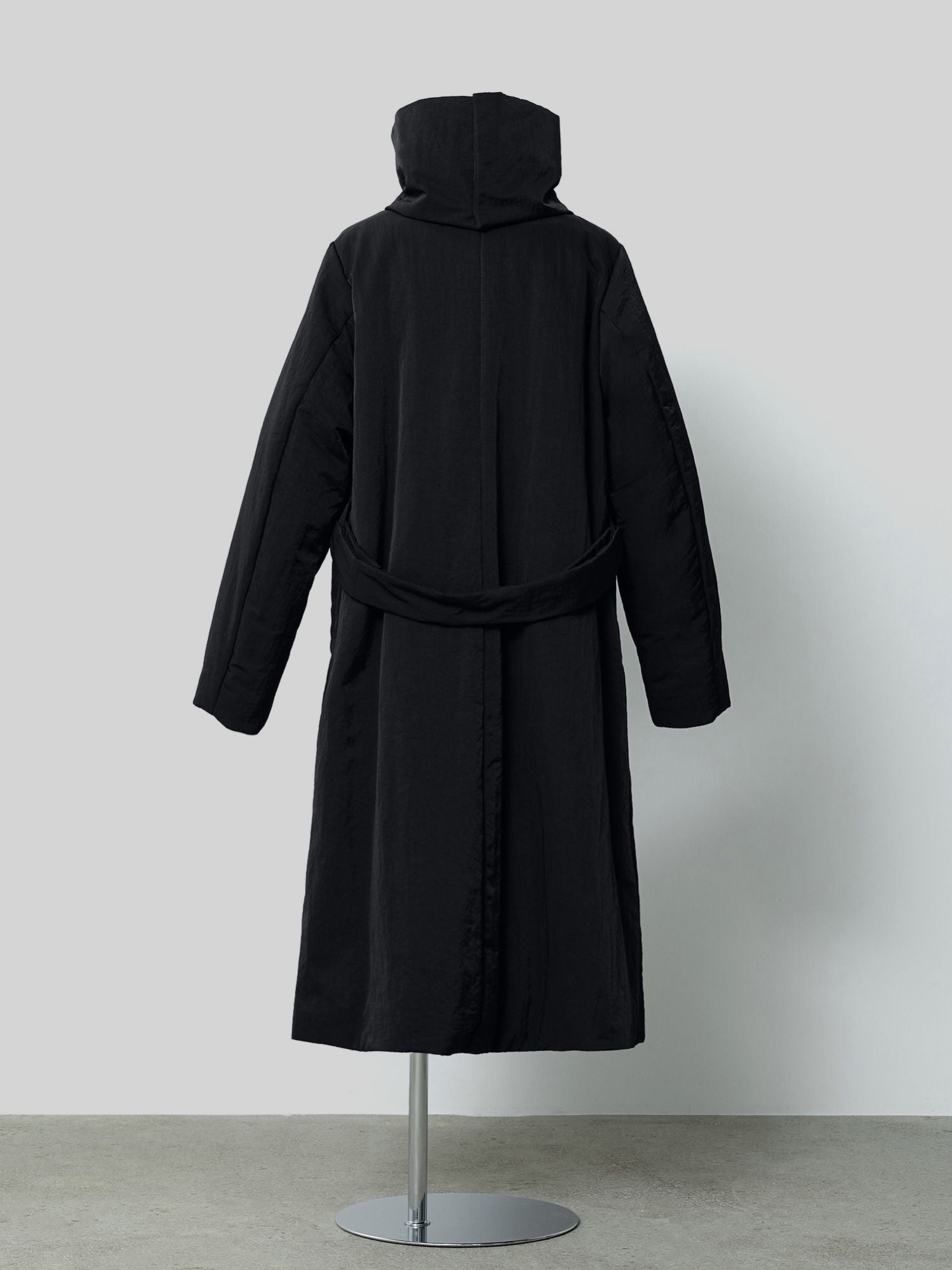 2wayノーカラーパファーコート