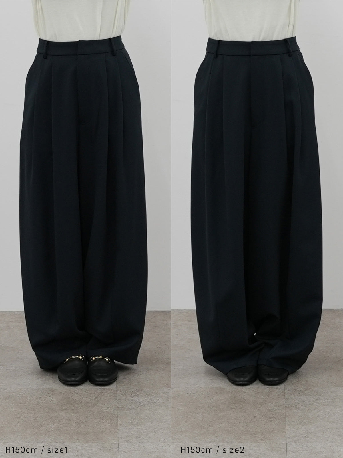 タックワイドコクーントラウザー