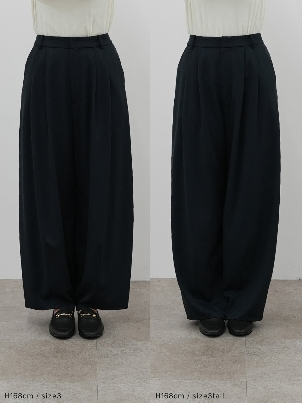 タックワイドコクーントラウザー