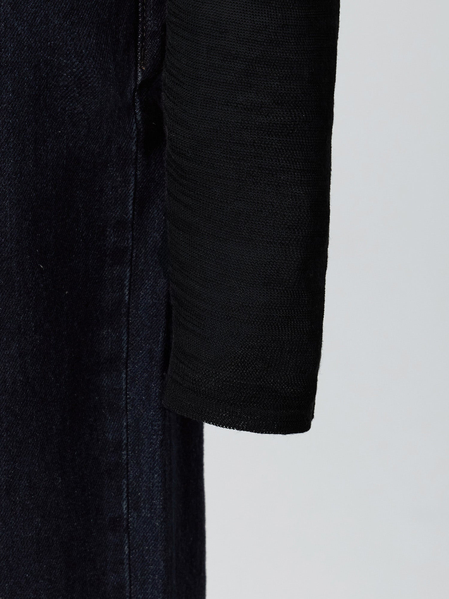 キャミレイヤードカシュクールニット