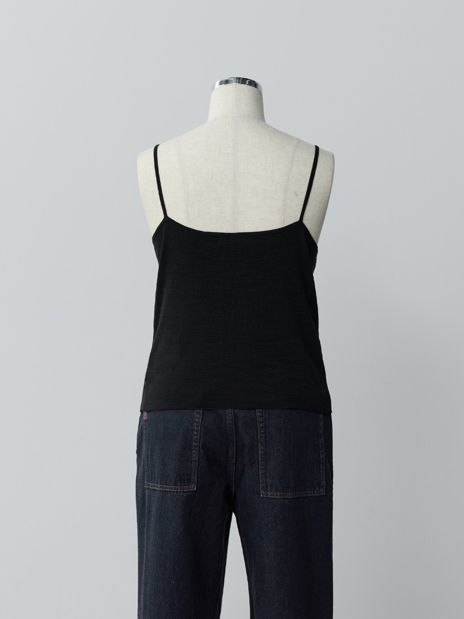 キャミレイヤードカシュクールニット