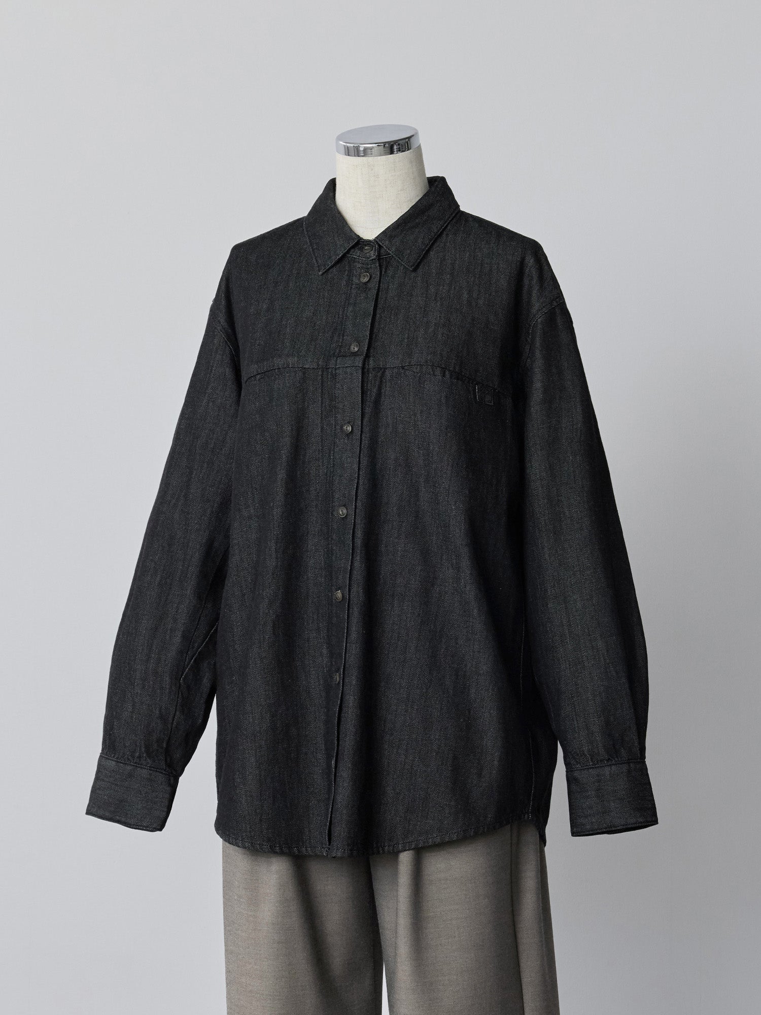 先行販売 シームポケットテクスチャーシャツ