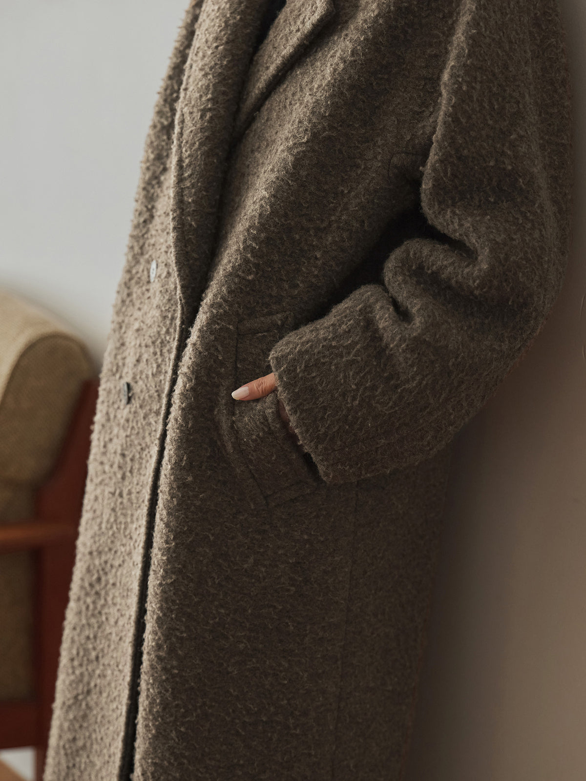 H163 B80 W62 H83<br>着用サイズ : size2 / カラー:cappuccino