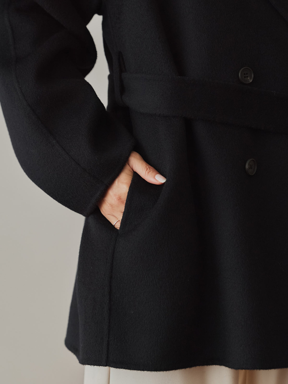 H163 B80 W62 H83<br>着用サイズ : size2 / カラー:black