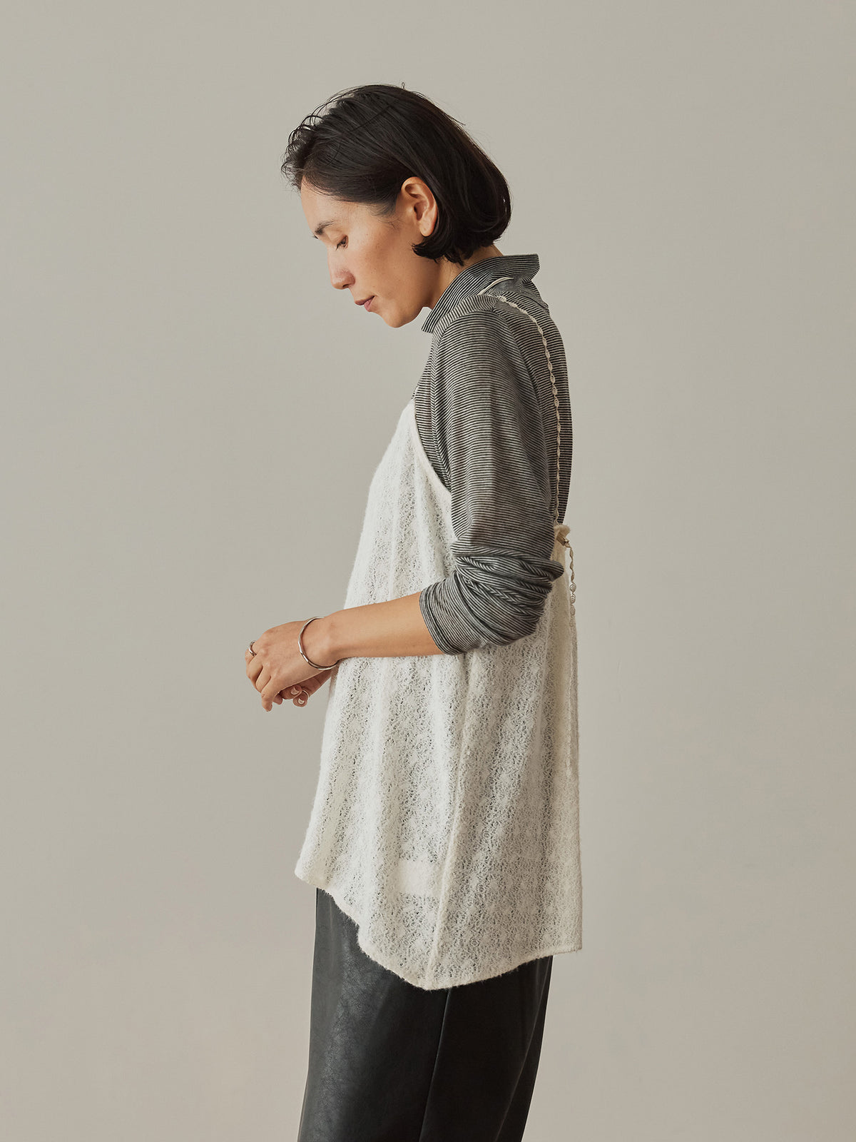 H163 B80 W62 H83<br>着用サイズ : free / カラー:off white