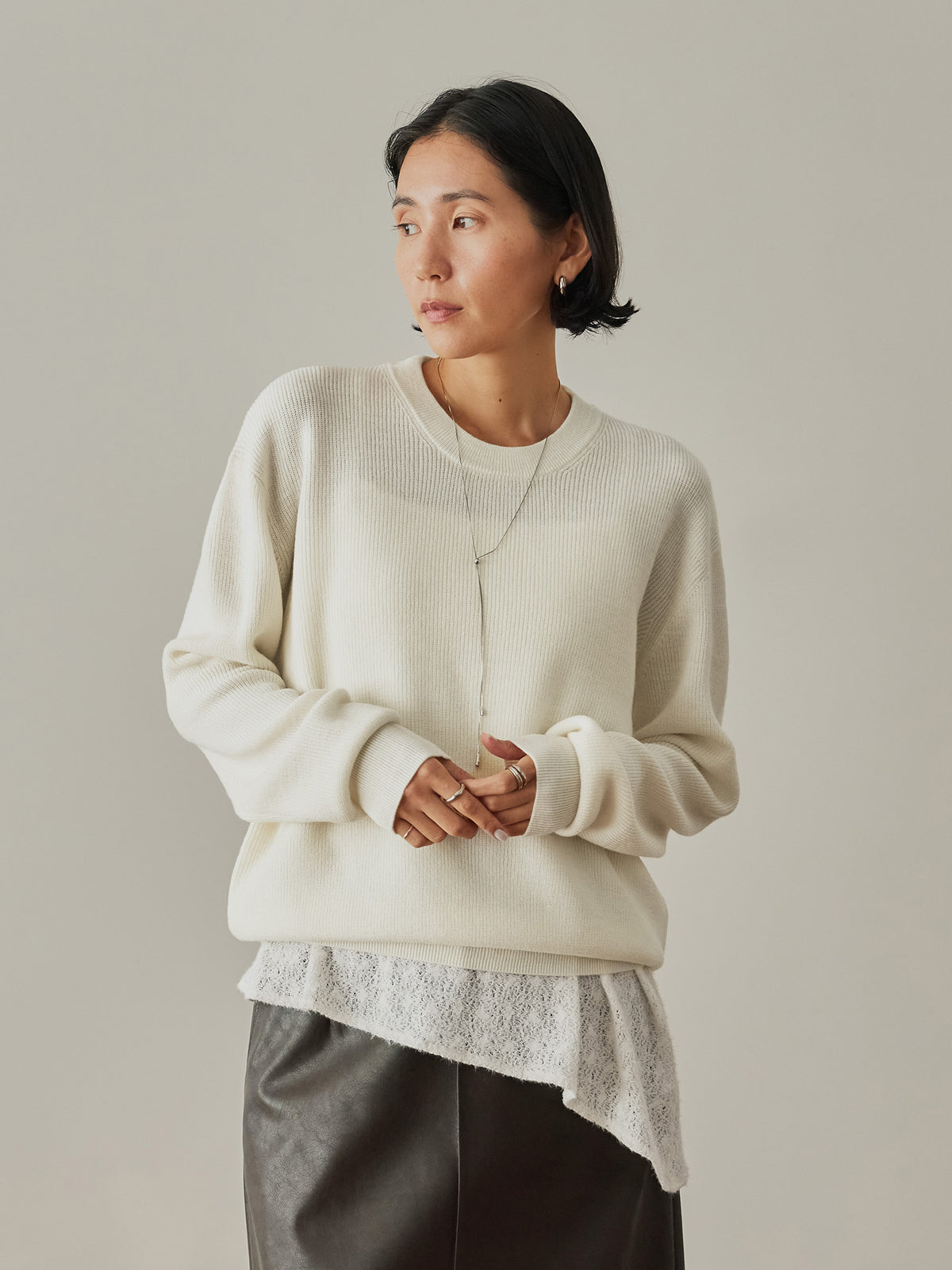 H163 B80 W62 H83<br>着用サイズ : size2 / カラー:ivory