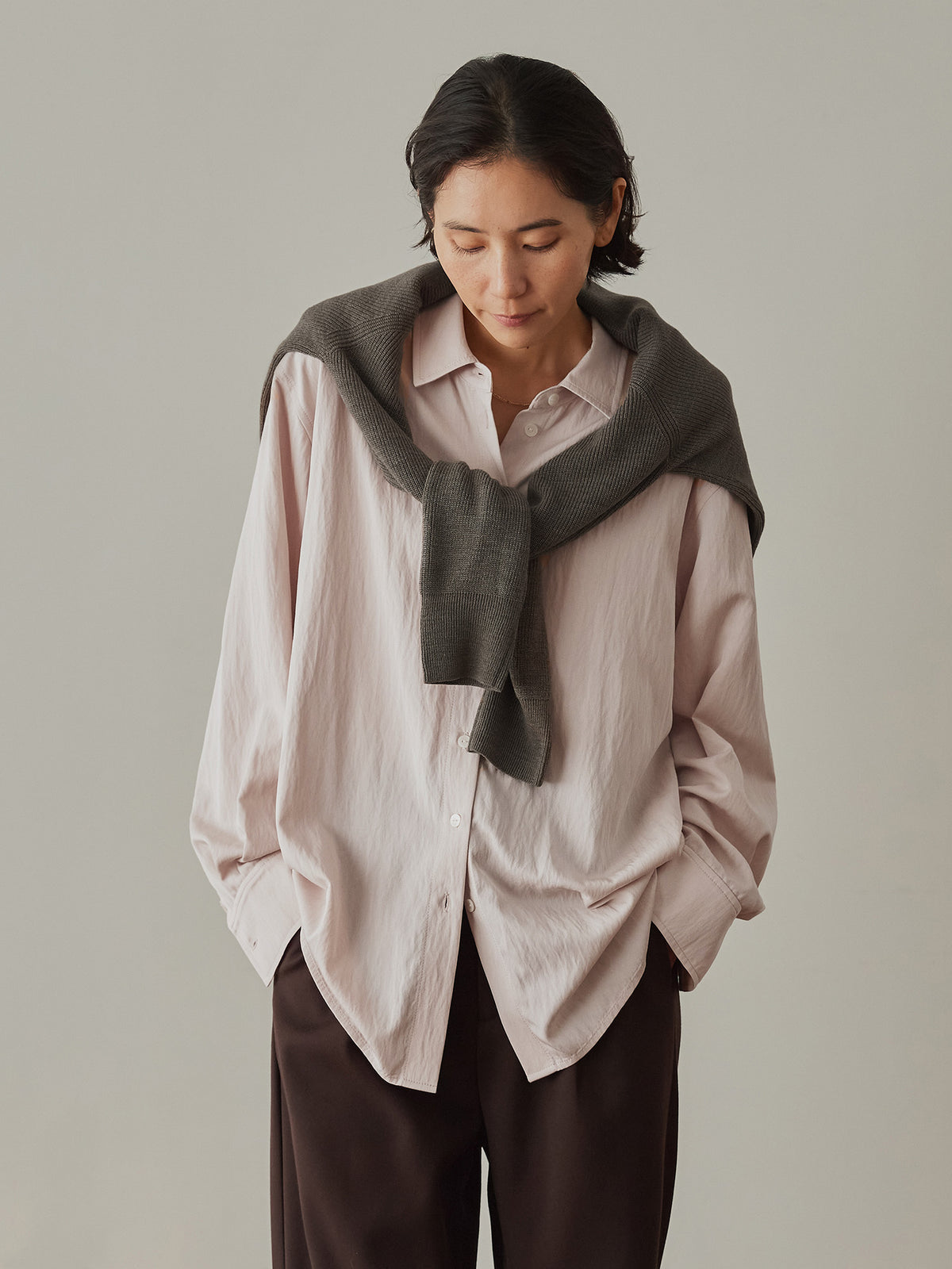 H163 B80 W62 H83<br>着用サイズ : size2 / カラー:dusty pink