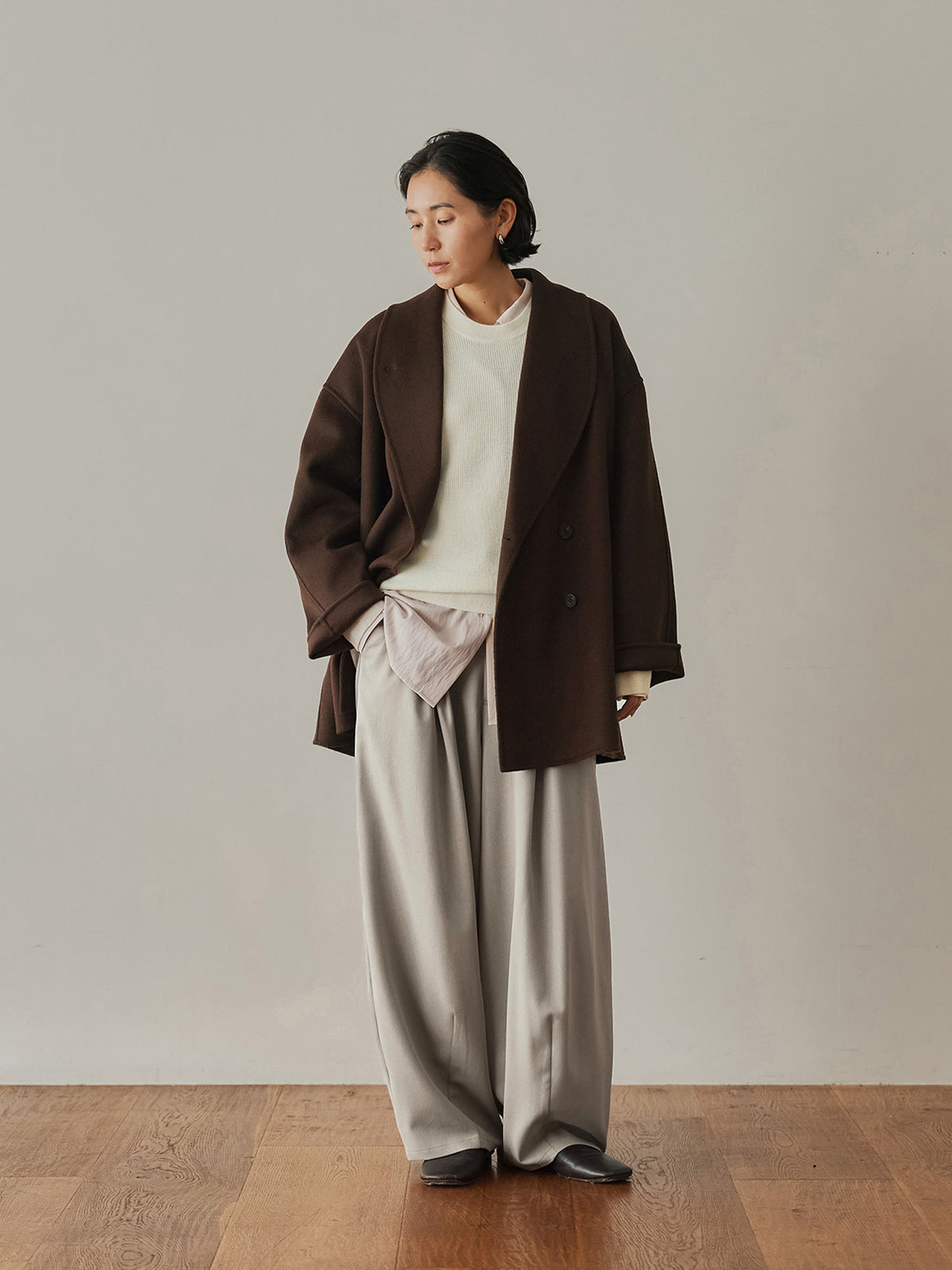 H163 B80 W62 H83<br>着用サイズ : size2 / カラー:dusty pink