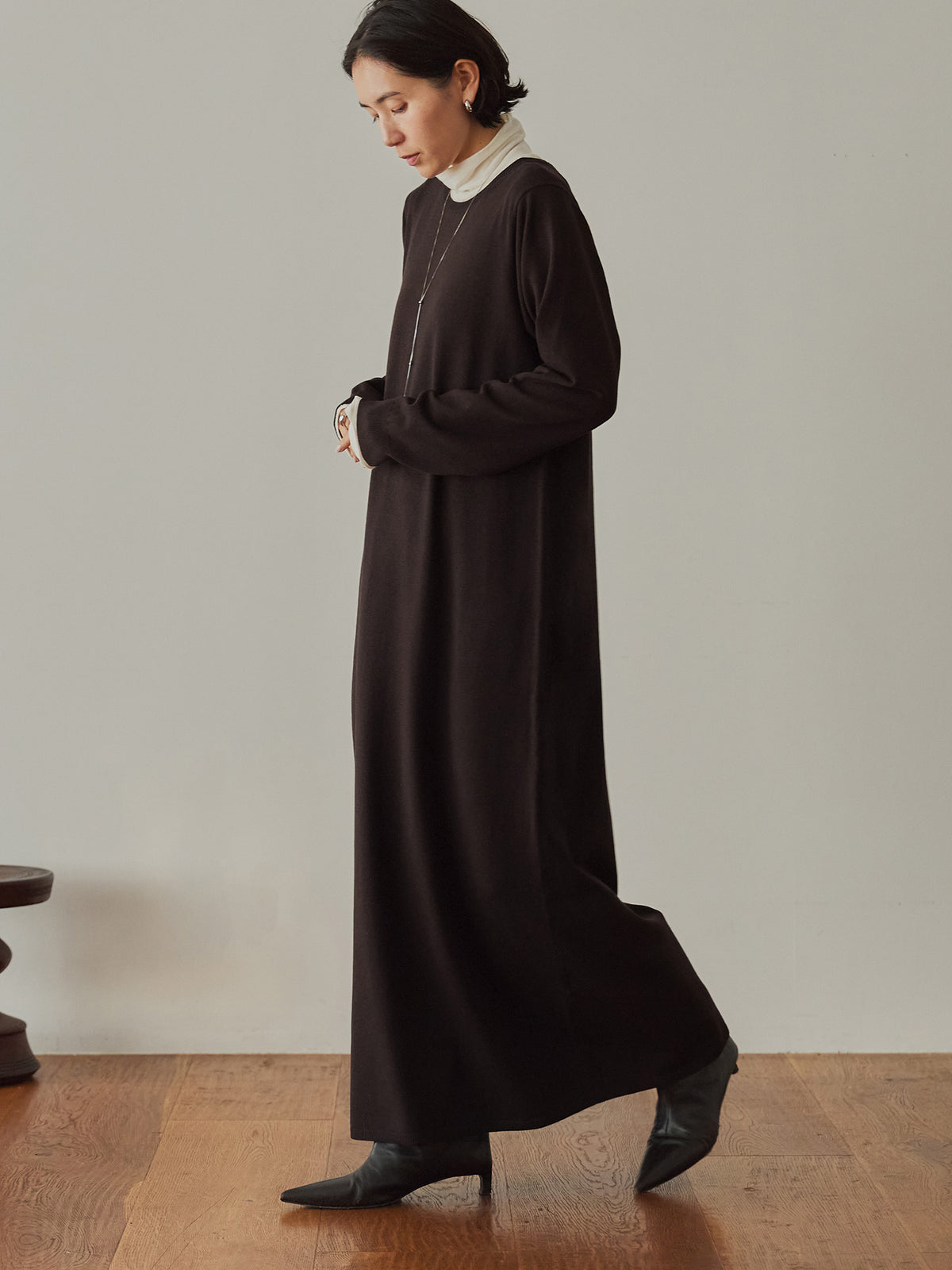 H163 B80 W62 H83<br>着用サイズ : size2 / カラー:smokey brown