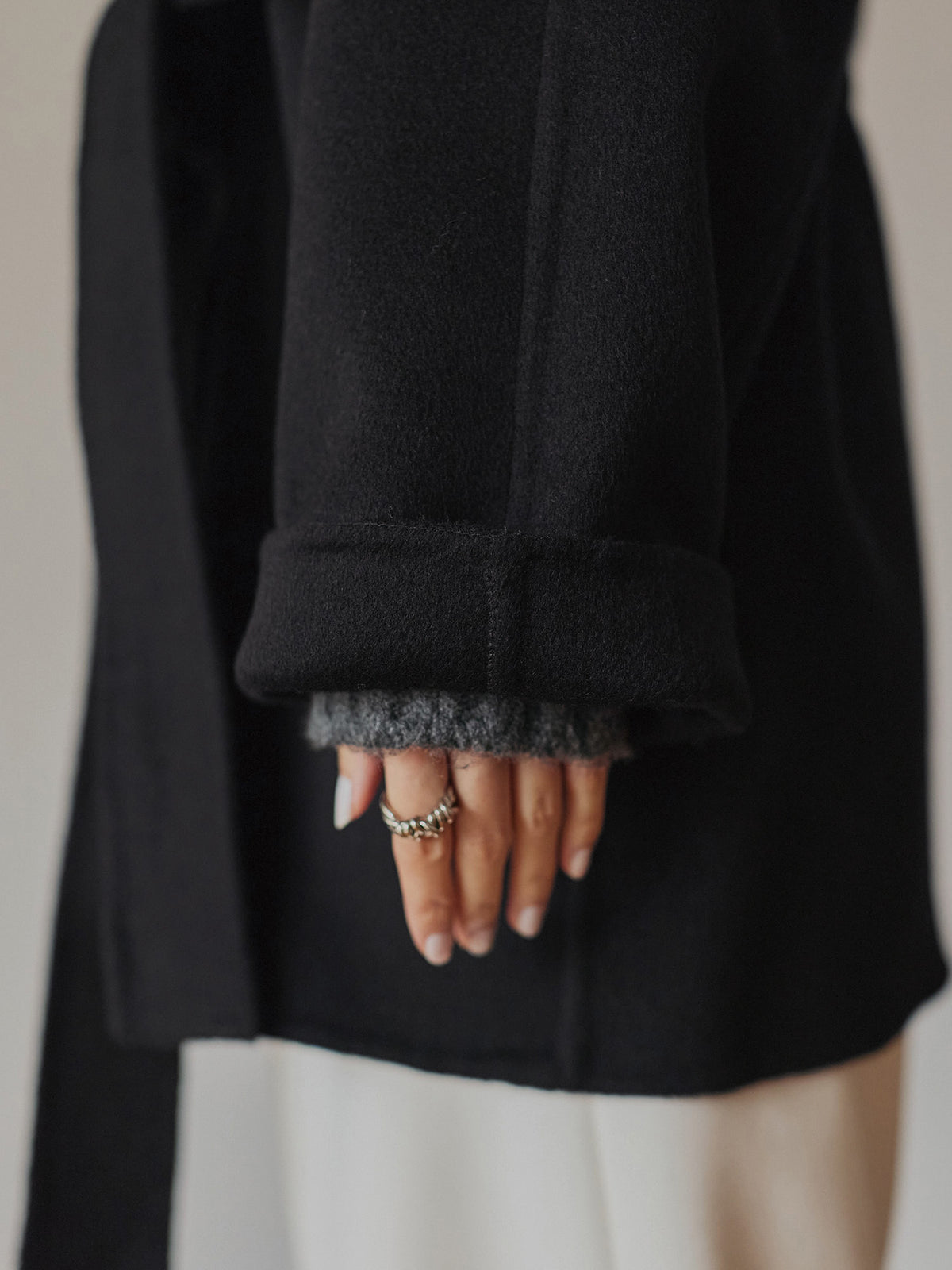 H163 B80 W62 H83<br>着用サイズ : size2 / カラー:black