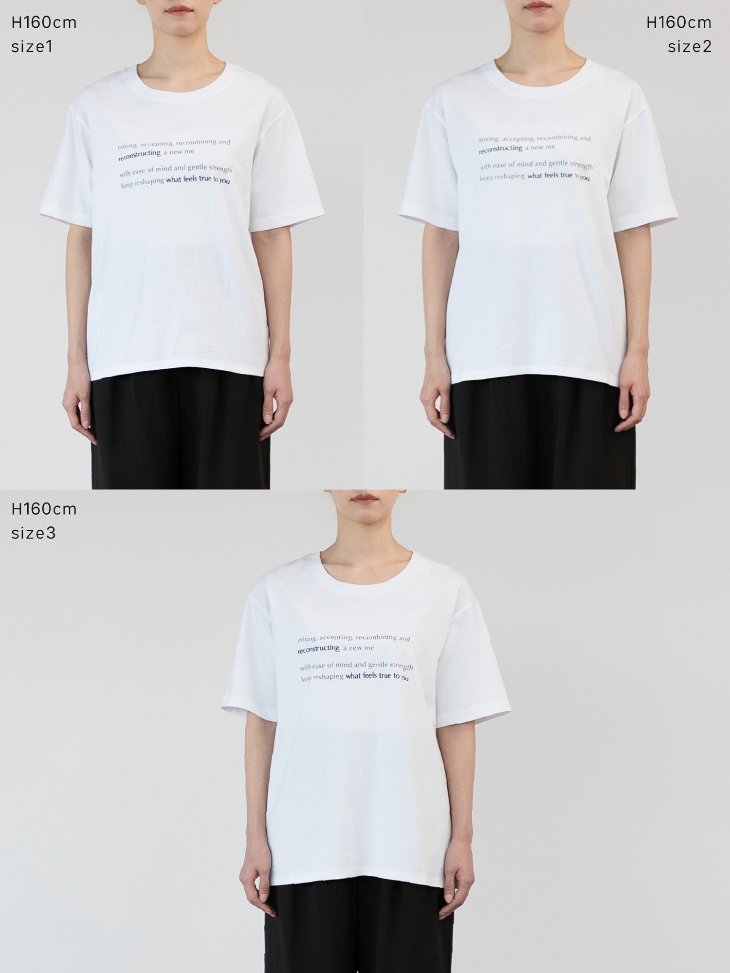 re:construct デザインTシャツ