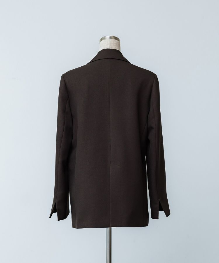 ヘザーカラーミニマルジャケット