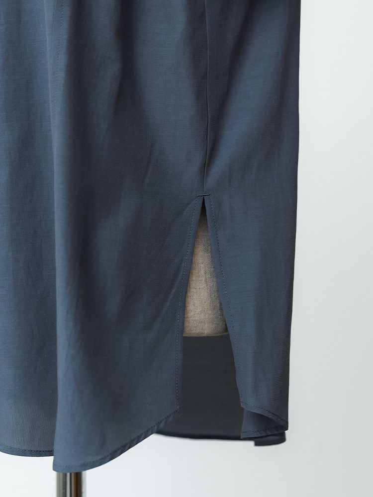 アセテートパネルシームシャツ