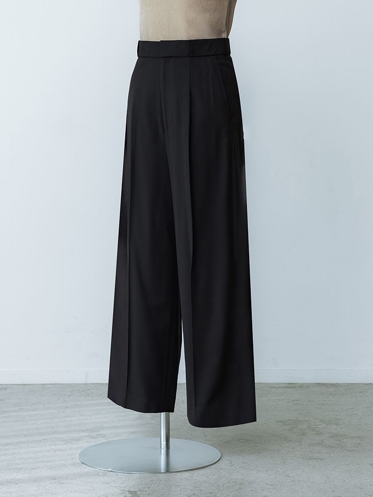 ウールブレンドスラックス