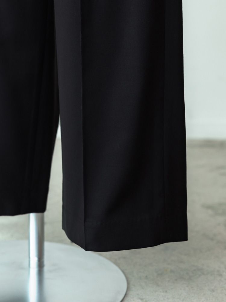 ウールブレンドスラックス