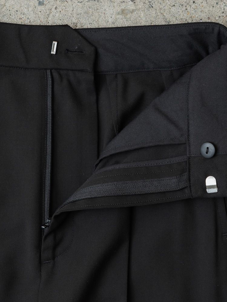 ウールブレンドスラックス