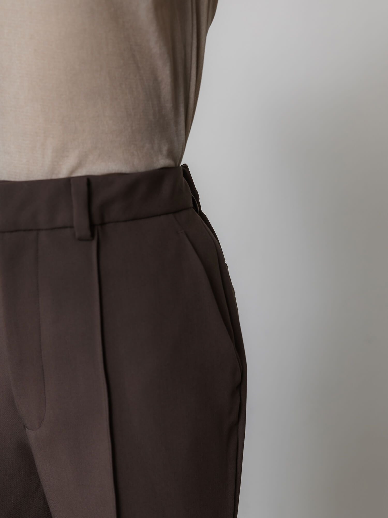 ウォッシャブルフレアパンツ