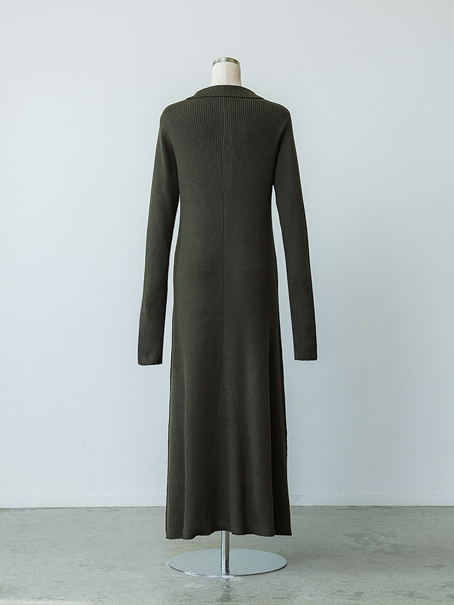 フロントフライニットワンピース