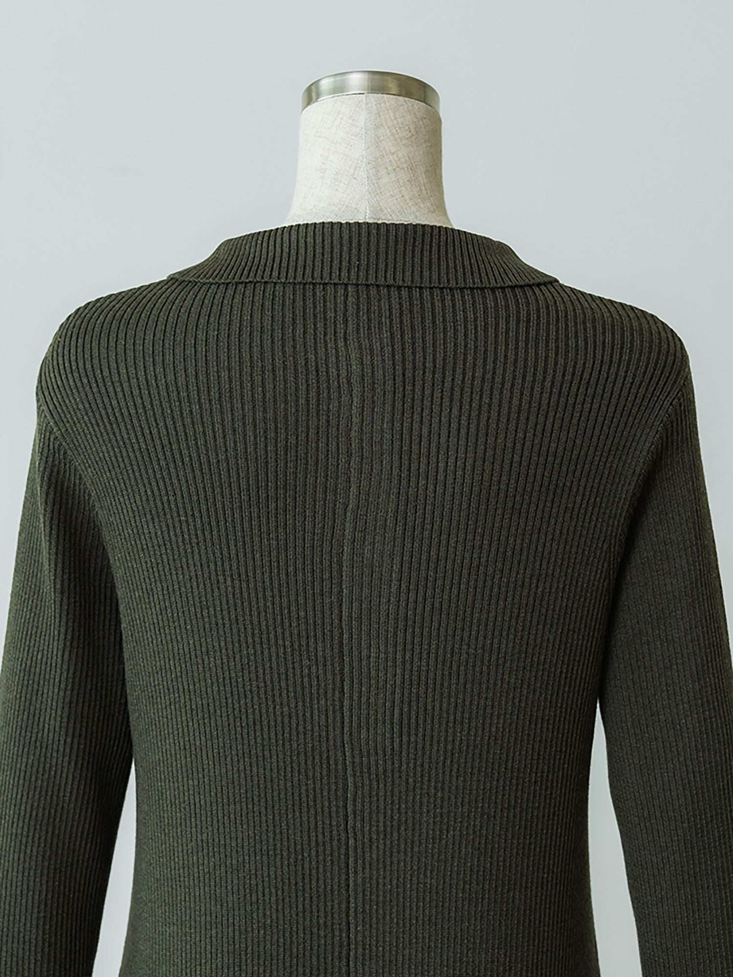 フロントフライニットワンピース