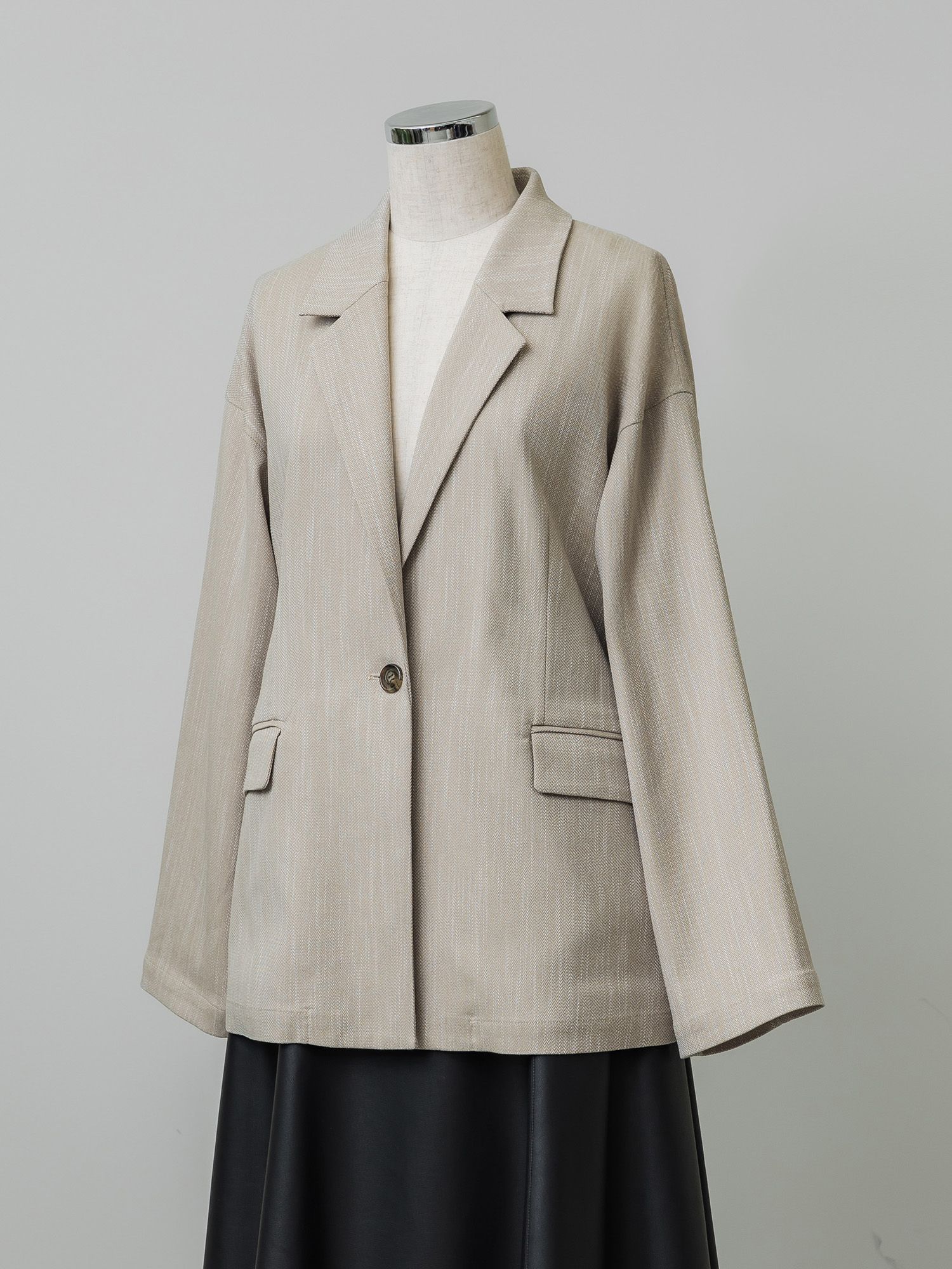 ツイーディヘリンボンジャケット