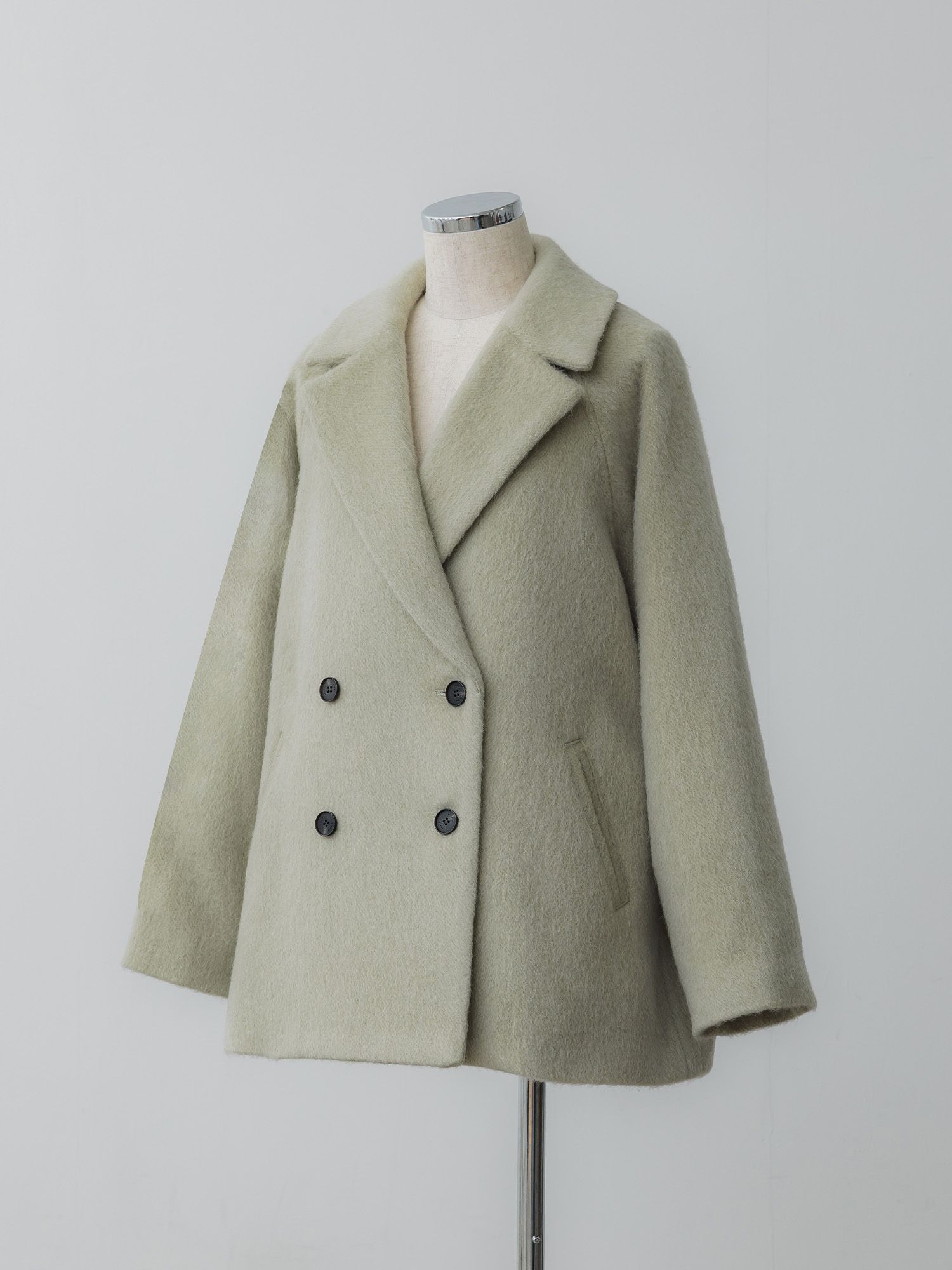 マイルドシャギーウールPコート