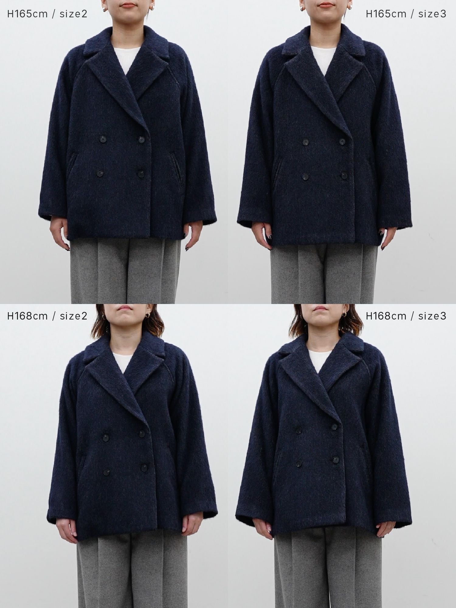 マイルドシャギーウールPコート