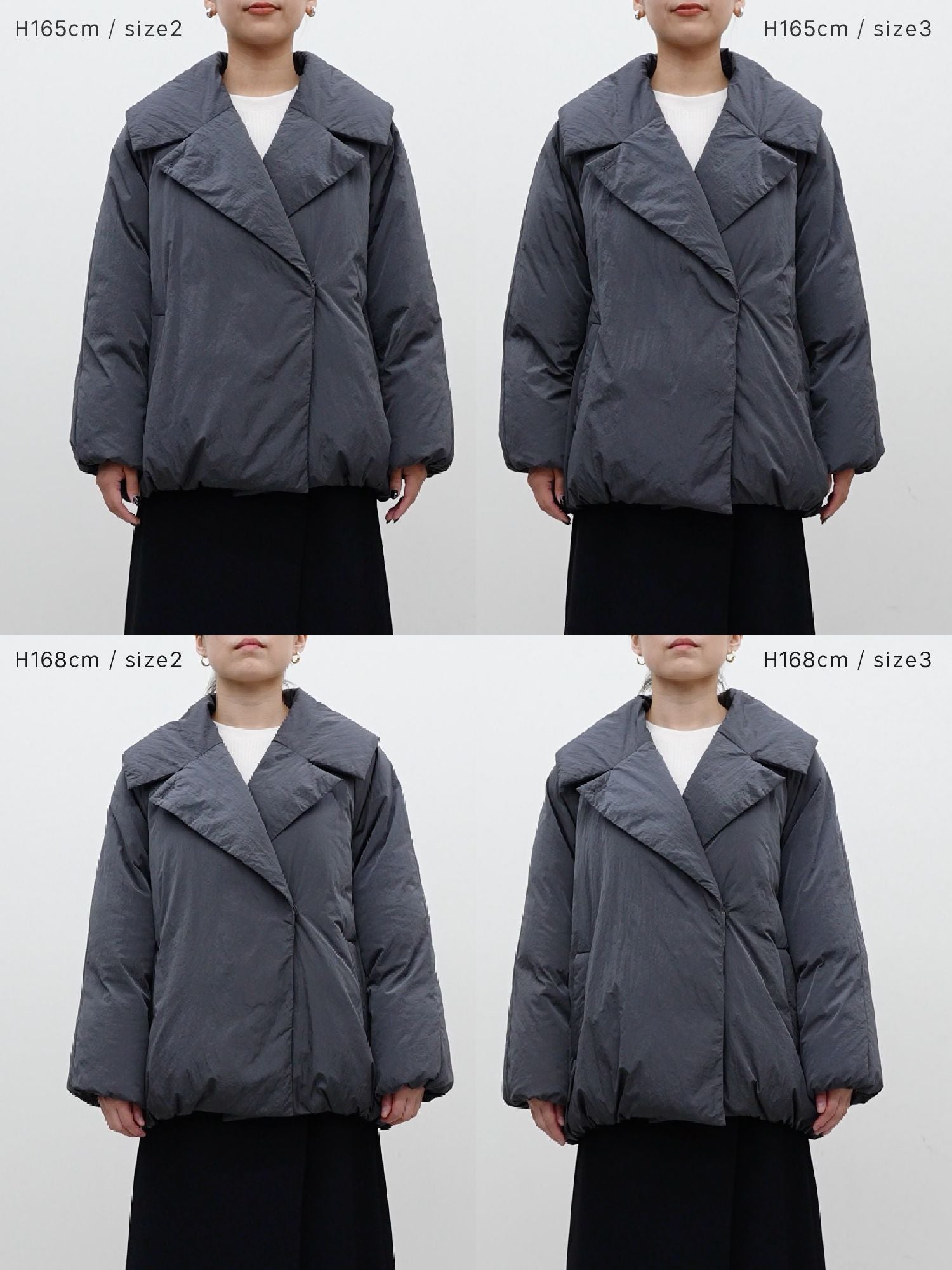 ダブルブレストダウンジャケット