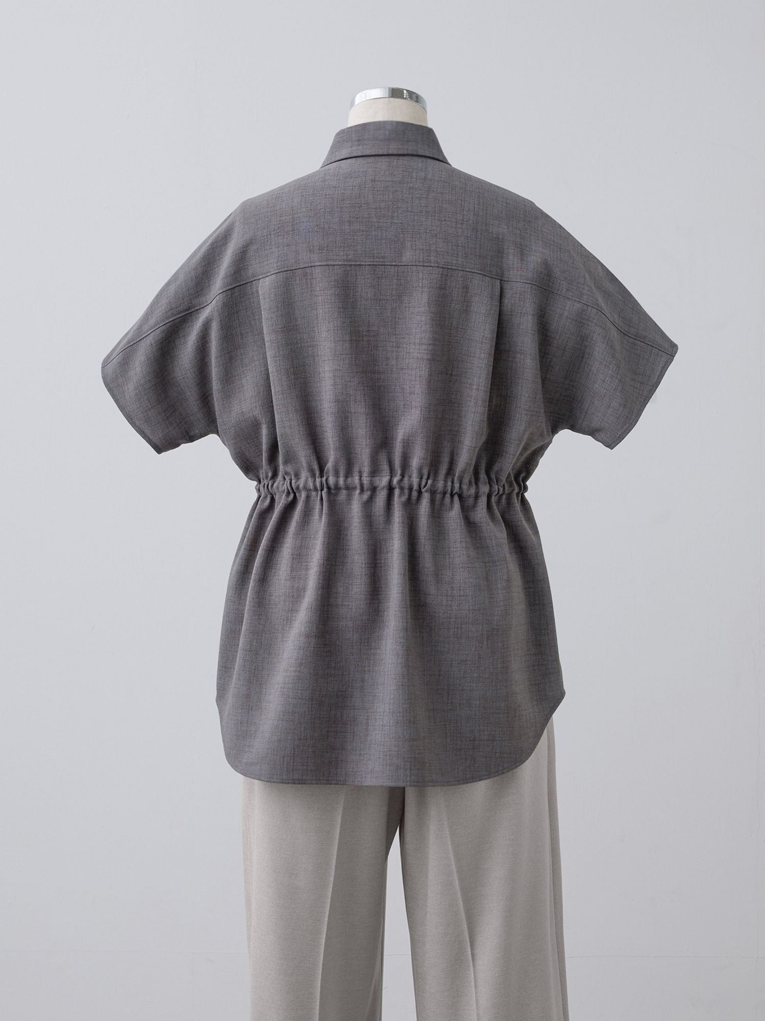 セミドルマンドロストデザインシャツ