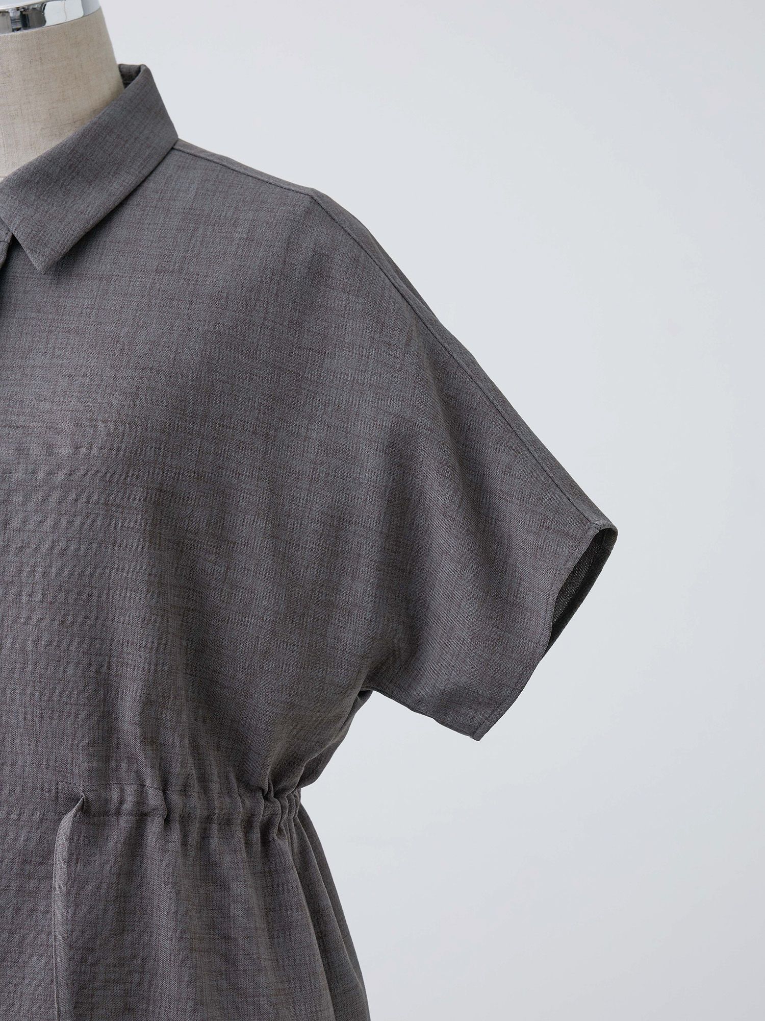 セミドルマンドロストデザインシャツ