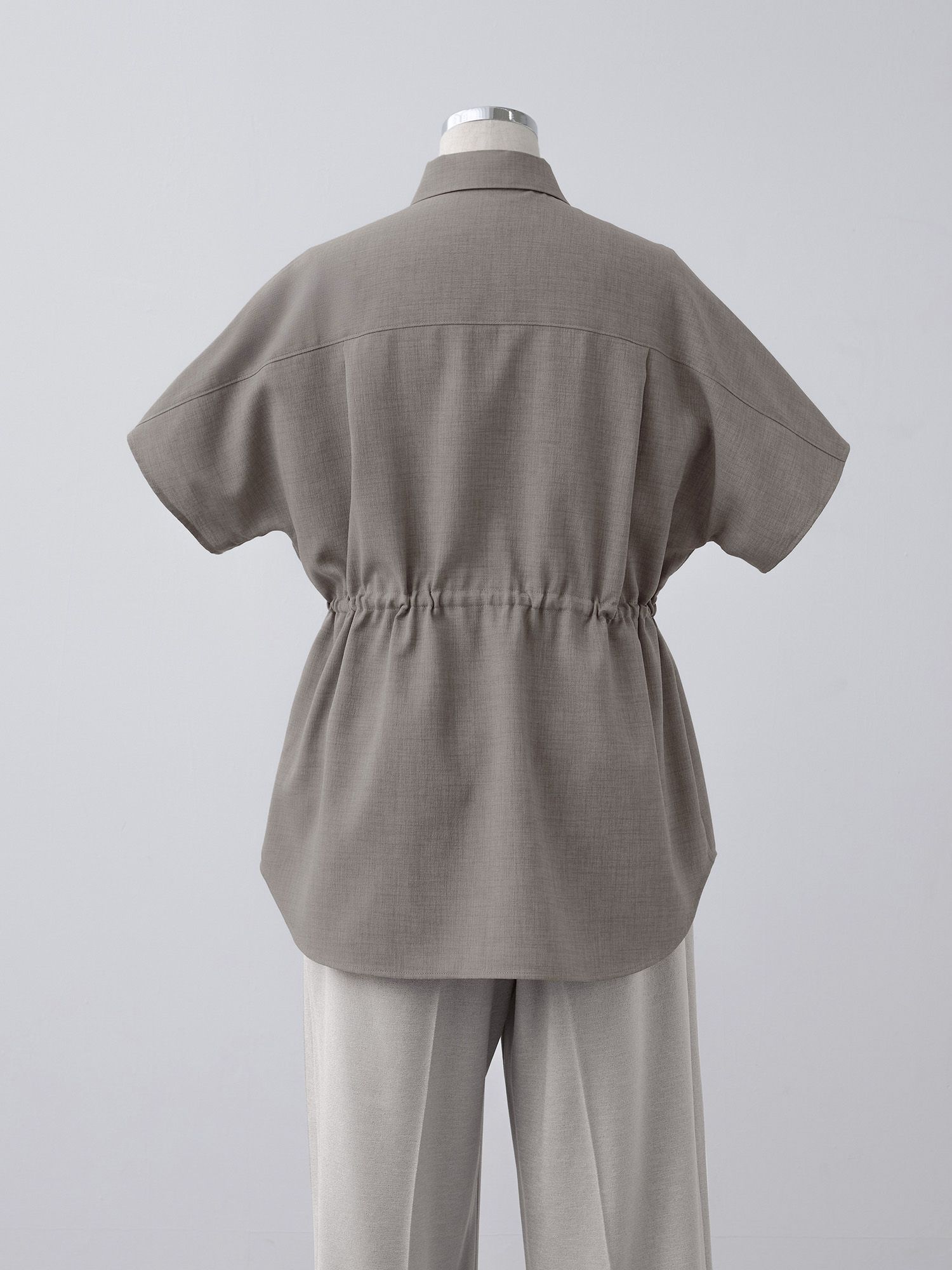 セミドルマンドロストデザインシャツ