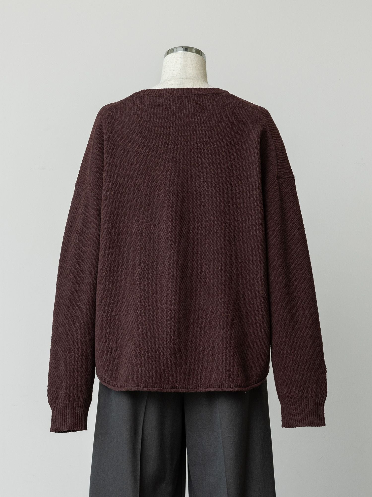 コットンミックスカノコニット