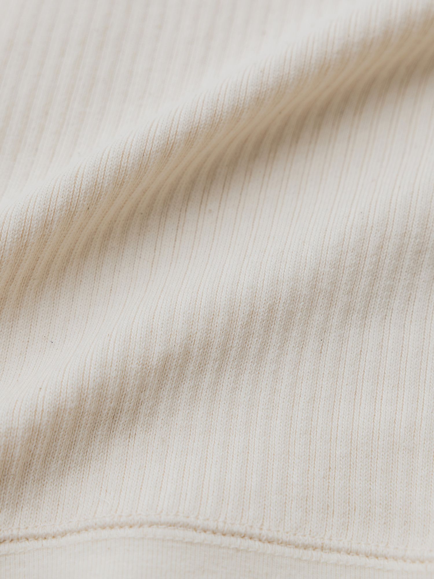 カーヴィシームリブプルオーバー