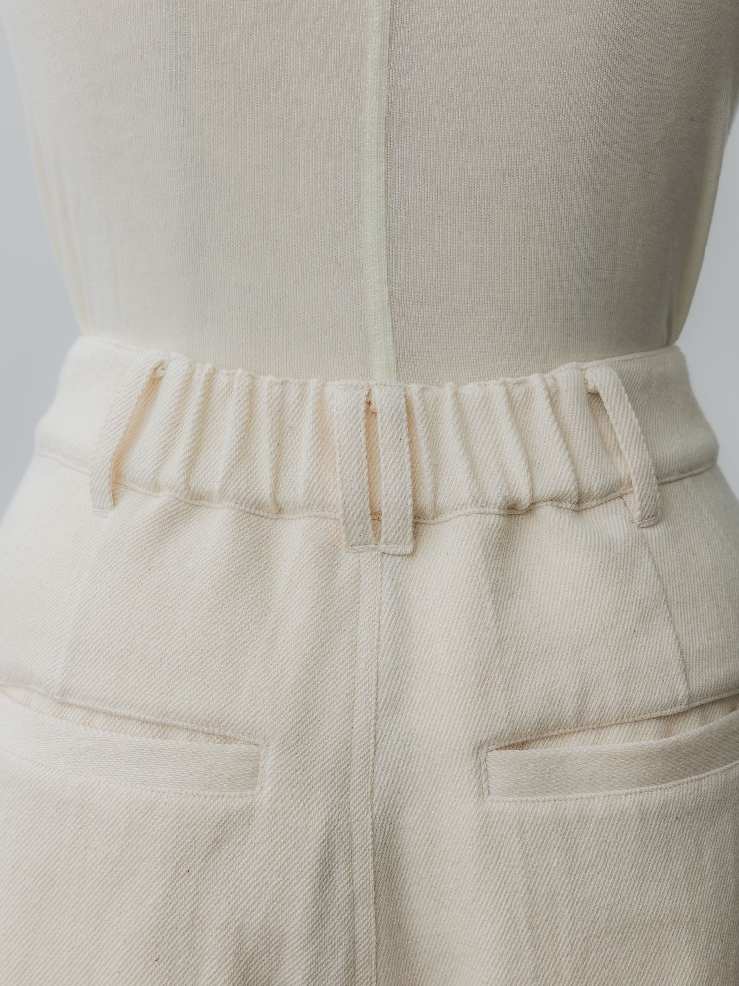 ソフトツイストデニムワイドパンツ