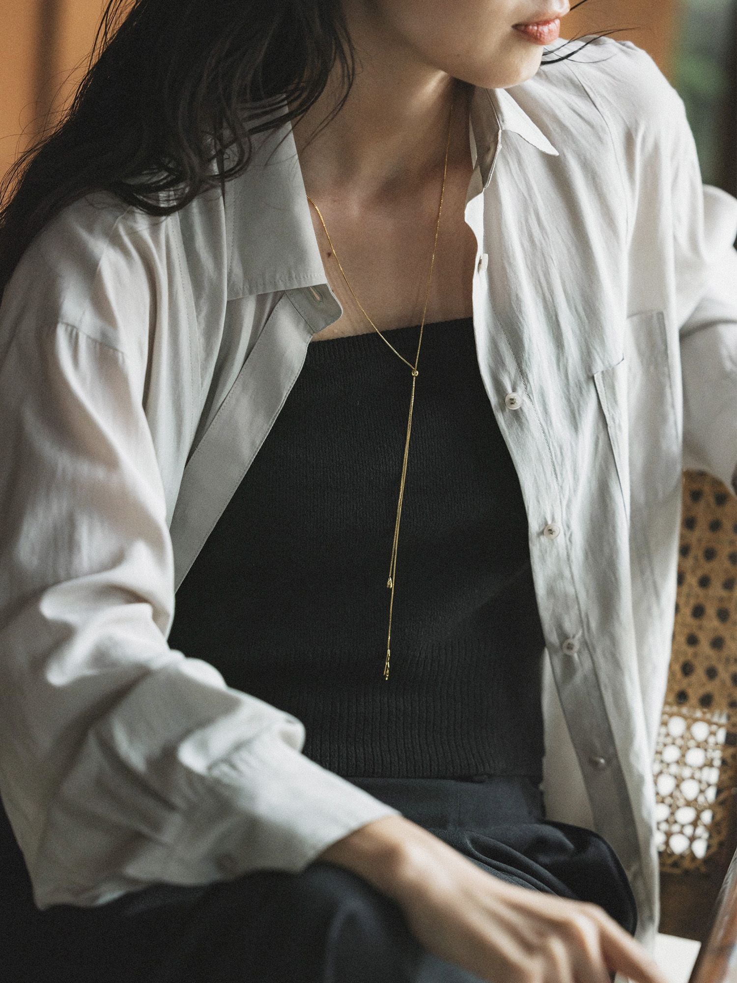 マルチウェイドロップネックレス