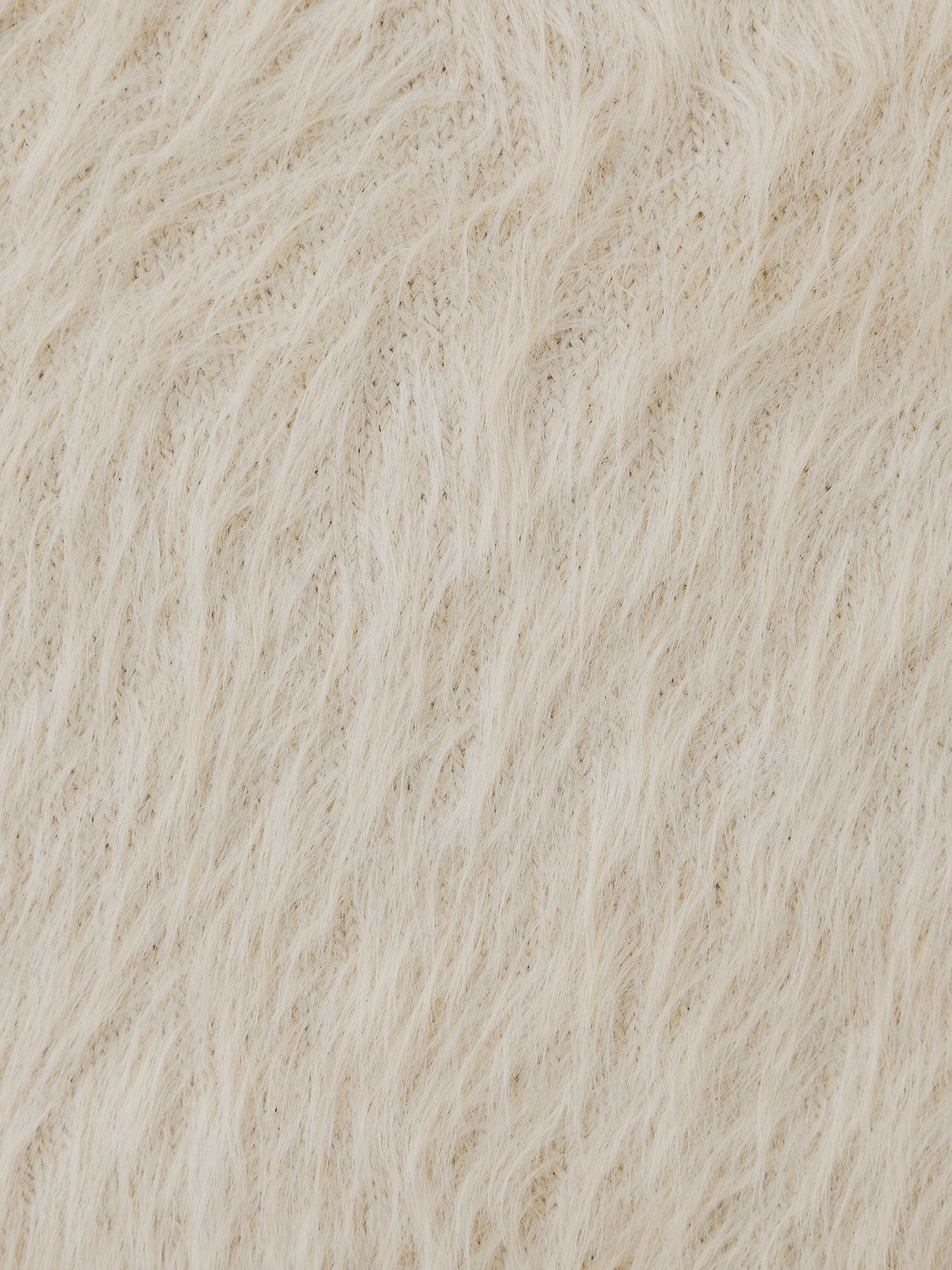 シャギークルーネックルーズニット