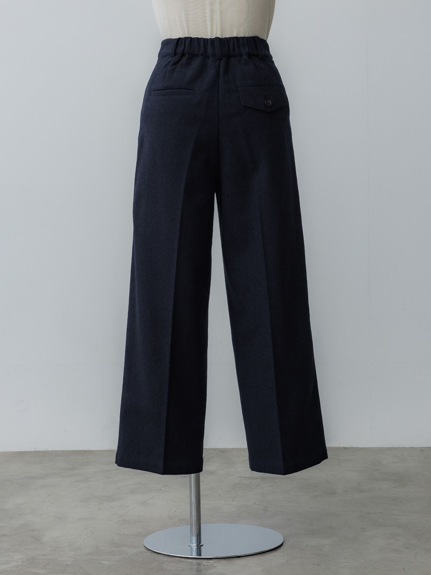 ウールミックスツィードスラックス