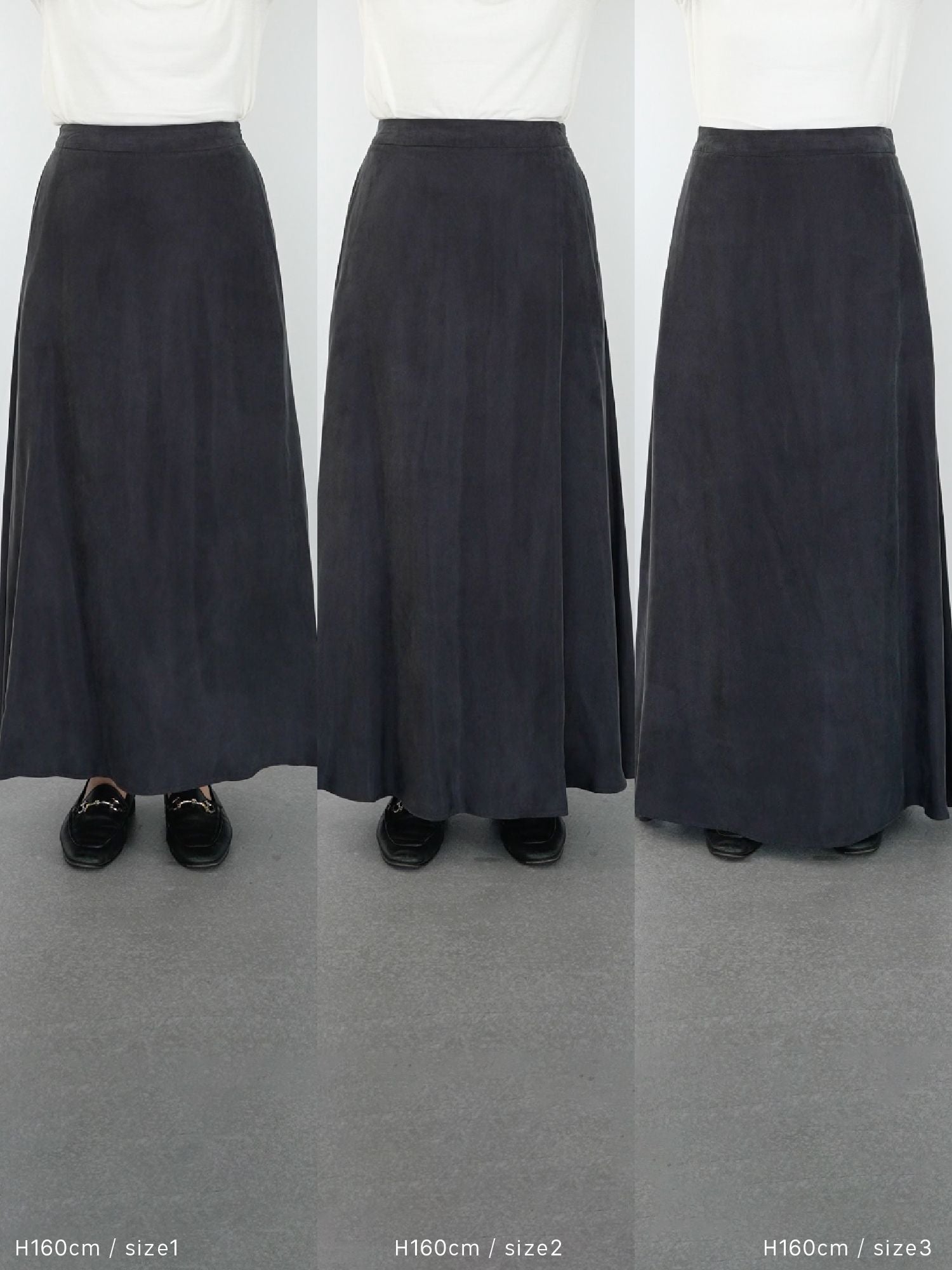 キュプラブレンドナロースカート