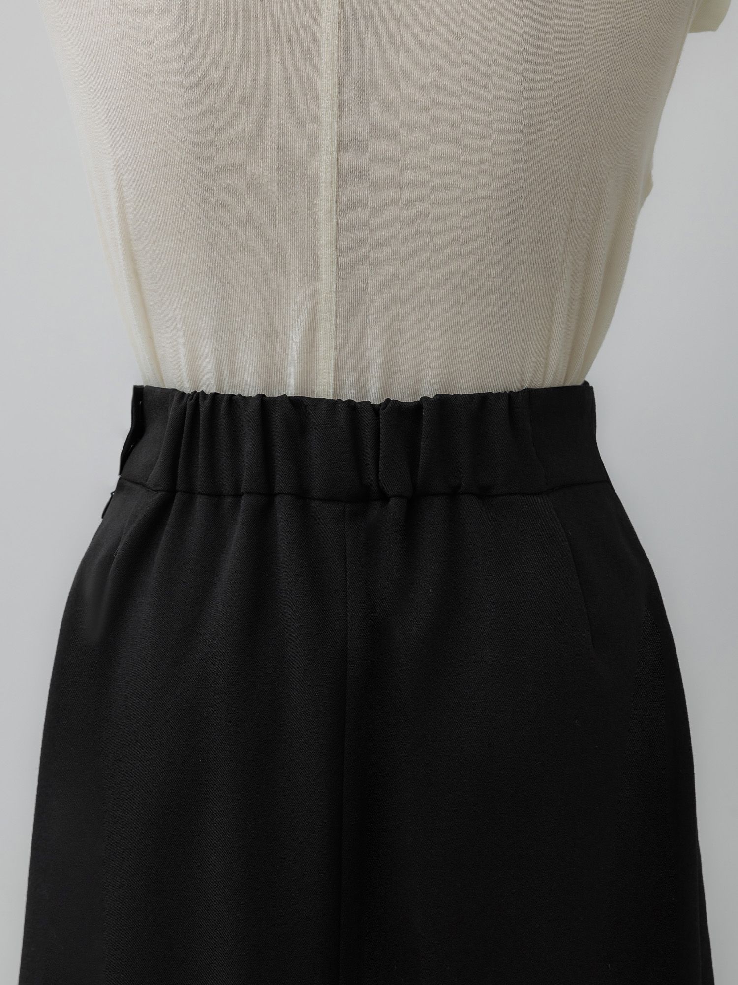 ウールライクラップロングスカート