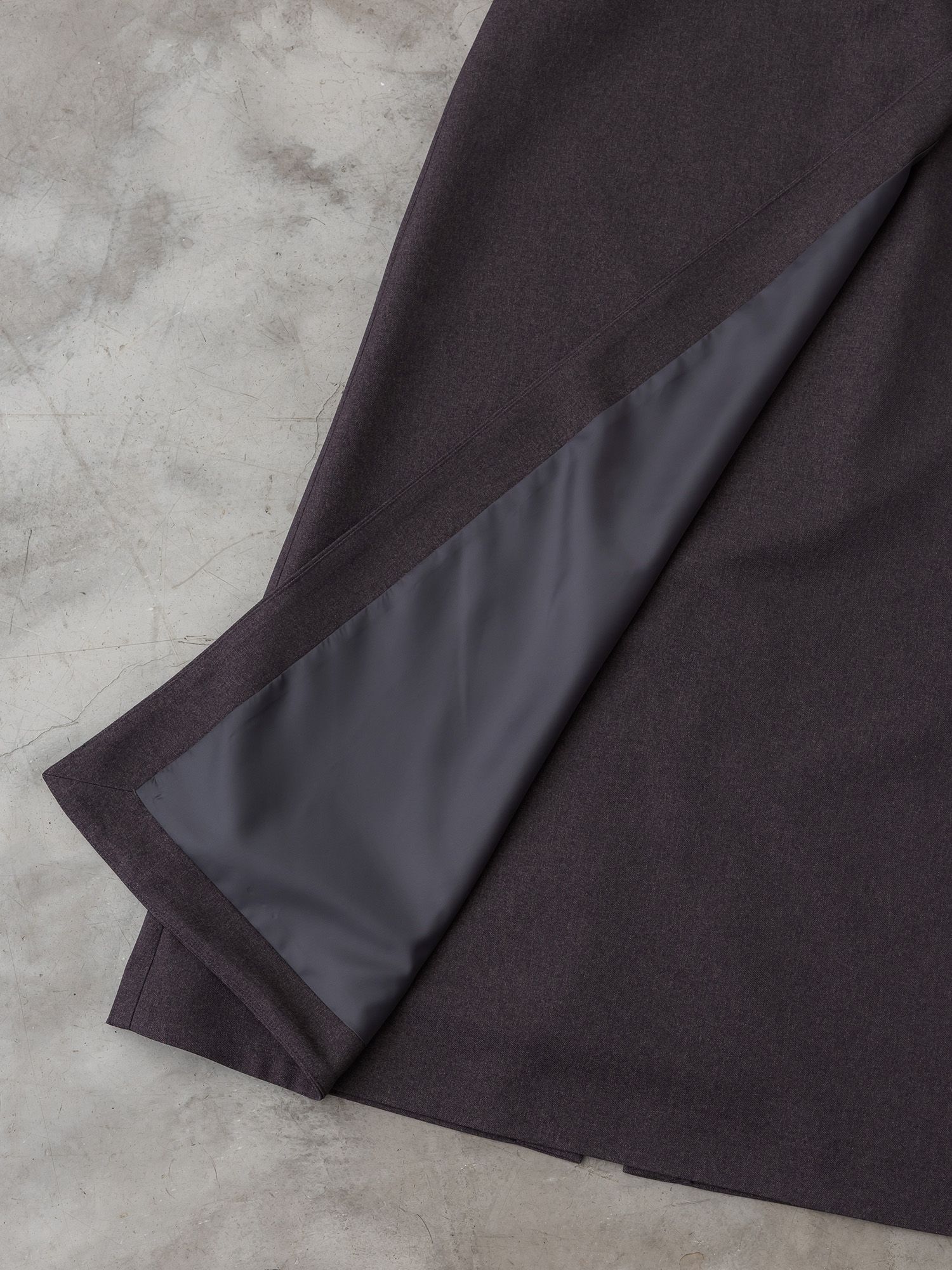 ウールライクラップロングスカート