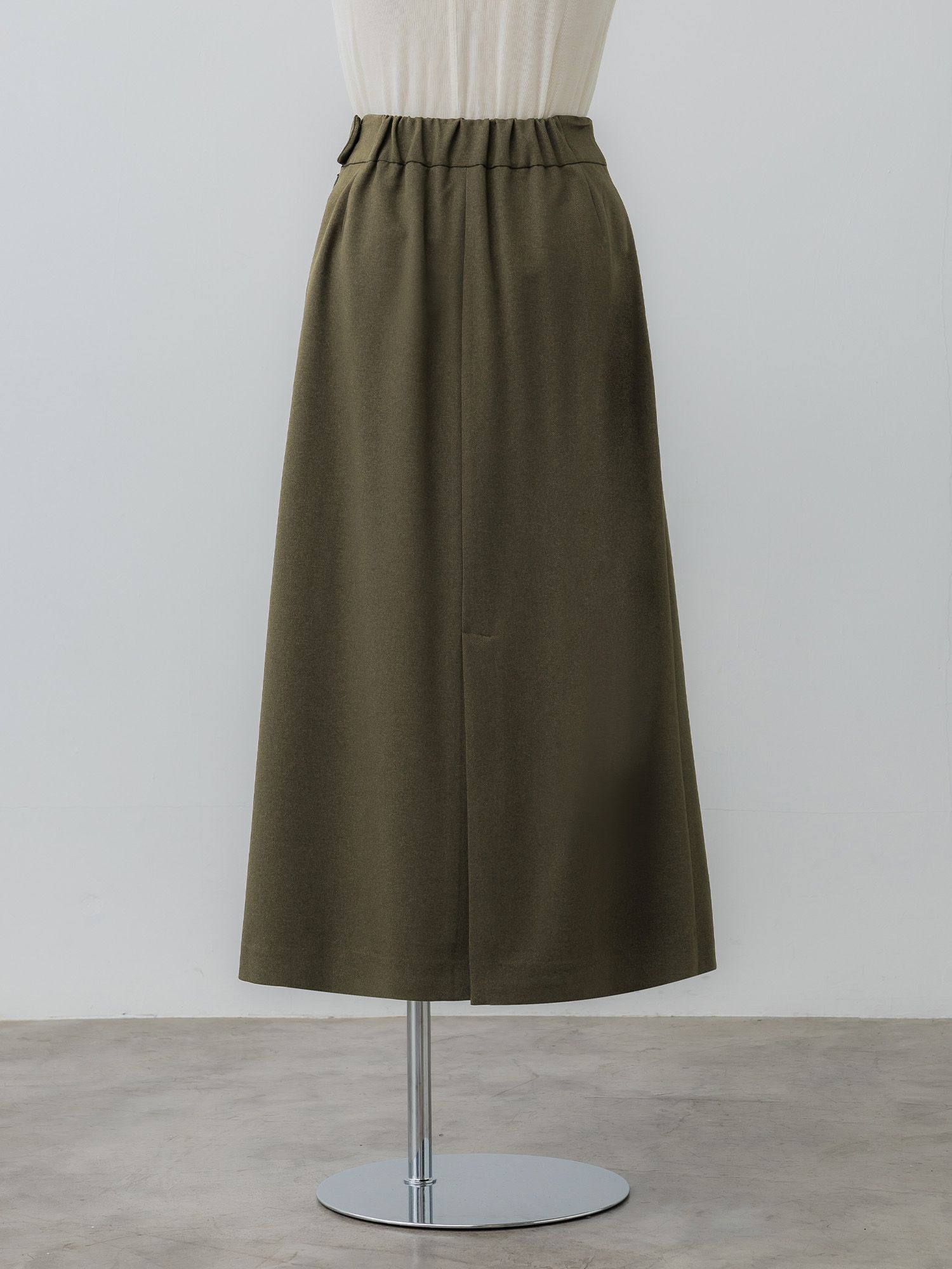 ウールライクラップロングスカート