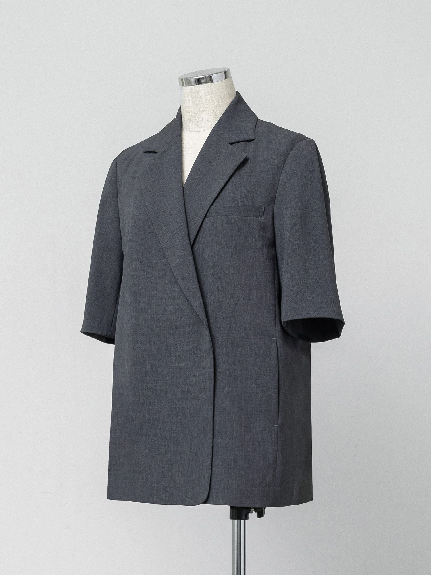 ハーフスリーブボクシージャケット