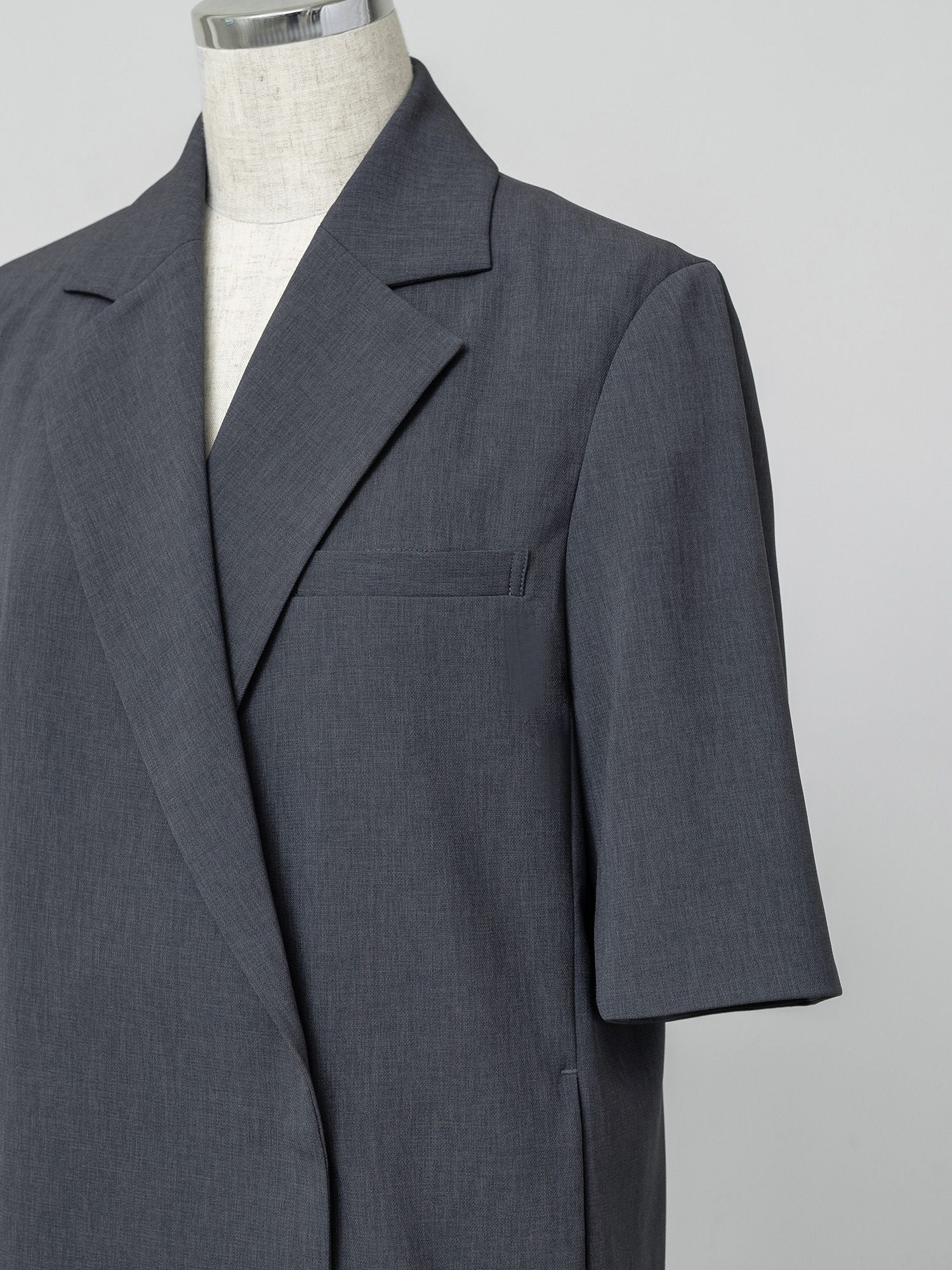 ハーフスリーブボクシージャケット